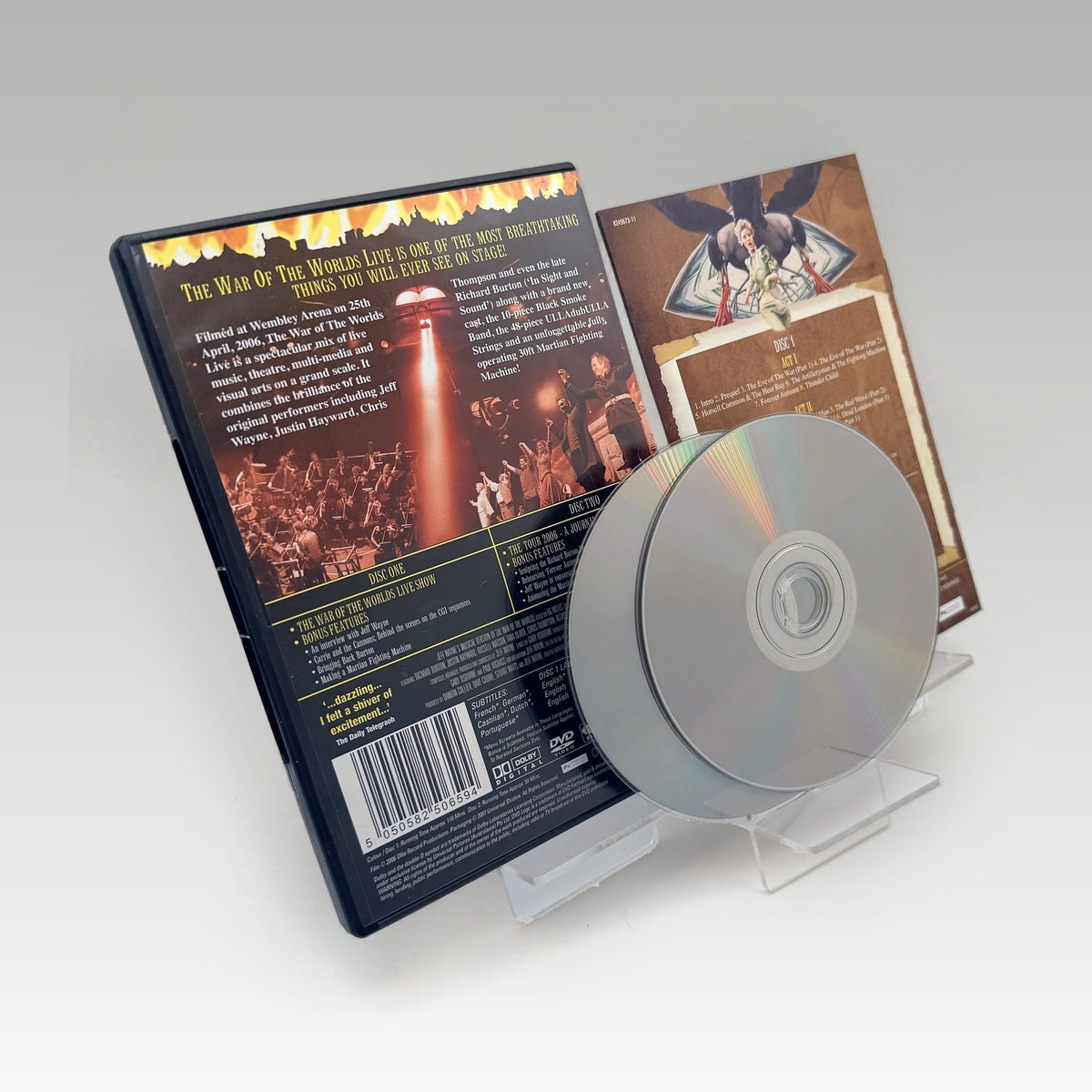Jeff Wayne's Musical Version of The War of the Worlds: Live (2006) DVD Special Edition • CIB (Region 4, Special Edition) - Image 2