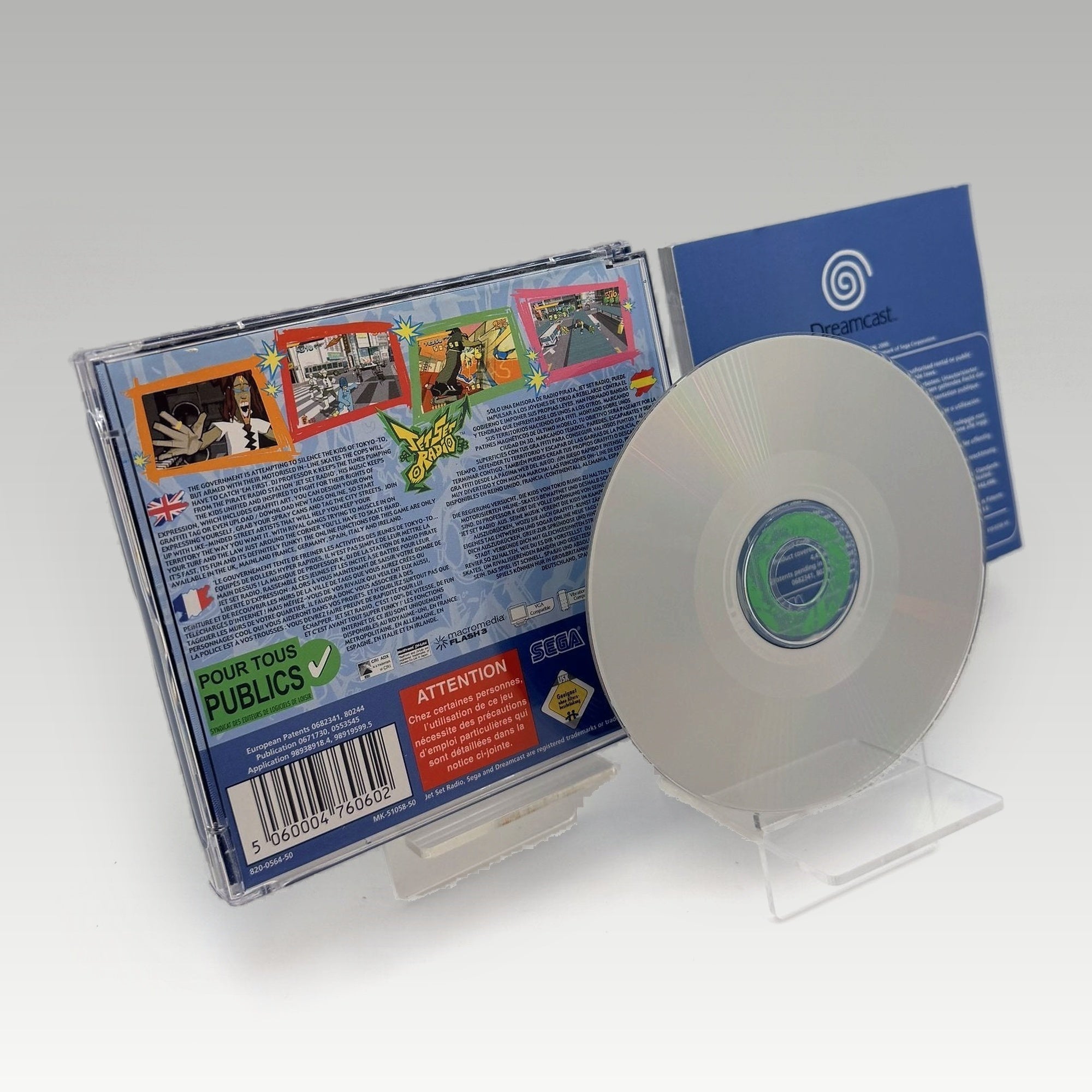 Jet Set Radio Case Damage • CIB (PAL, Case Damage) - Image 2