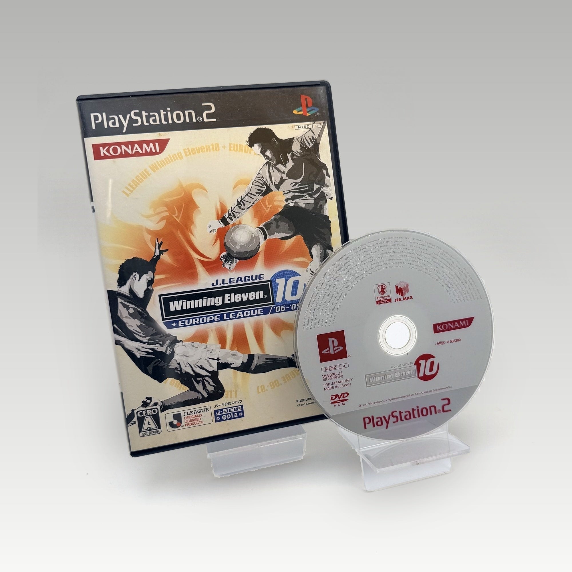 J.League Winning Eleven 10 + Europe League 06-07 • No Manual (NTSC-J) - Image 1