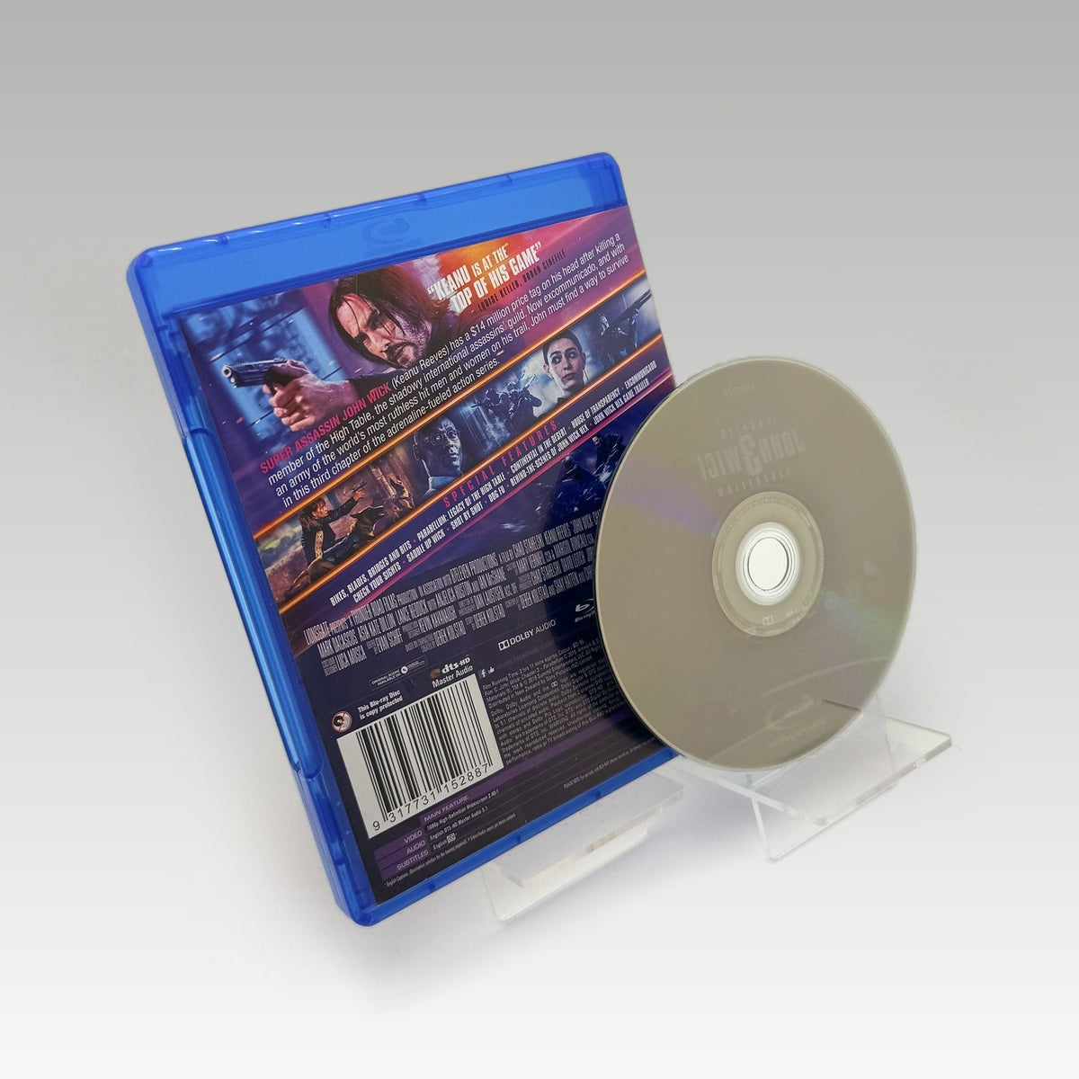 John Wick: Chapter 3 - Parabellum (2019) Bluray • CIB (Region B, Standard) - Image 2