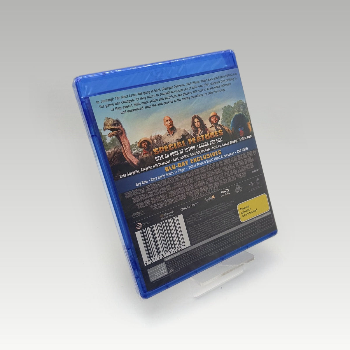 Jumanji: The Next Level (2019) Bluray • CIB • New / Sealed (Region B, Standard) - Image 2