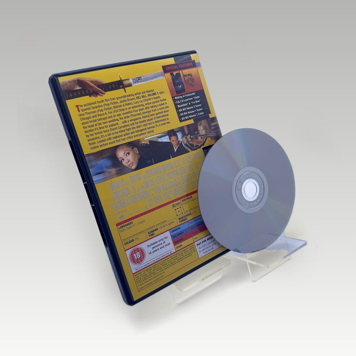 Kill Bill: Vol. 1 (2003) DVD • CIB (Region 2, Standard) - Image 2