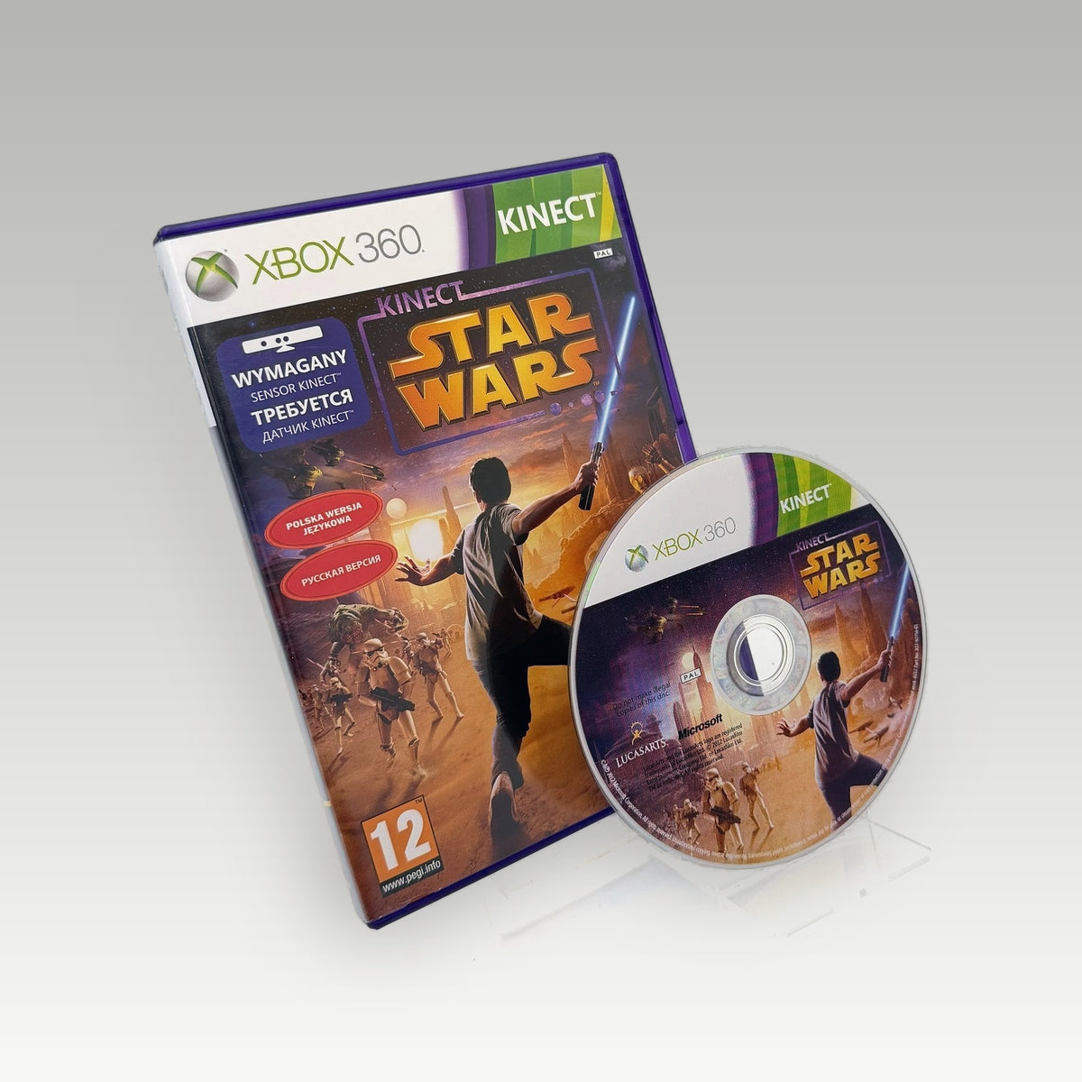 Kinect Star Wars (Polish/Russian Release) • No Manual (PAL) - Front Cover | Yappa NZ