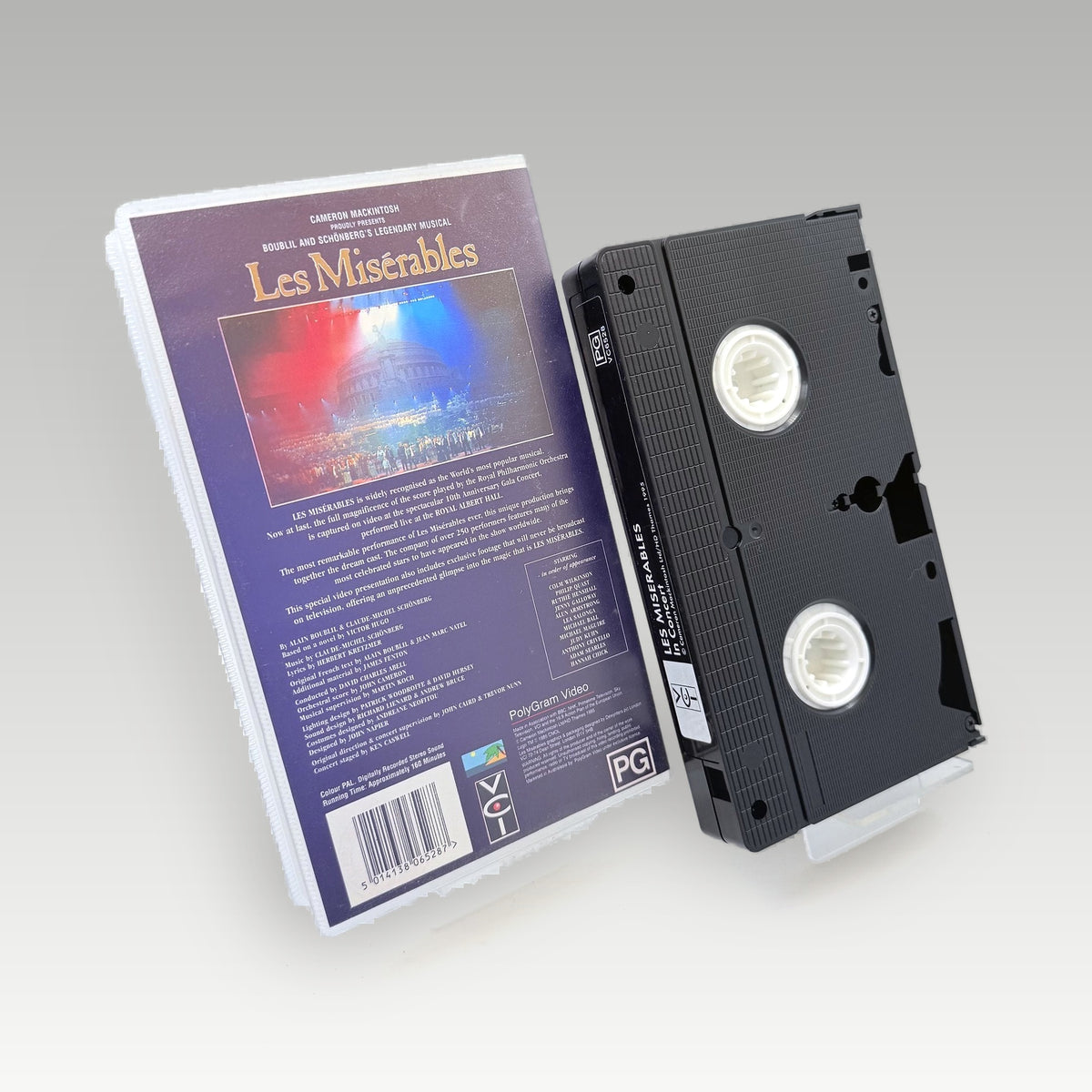 Les Misérables: 10th Anniversary Concert at the Royal Albert Hall (1995) • CIB (PAL) - Back Cover | Yappa NZ