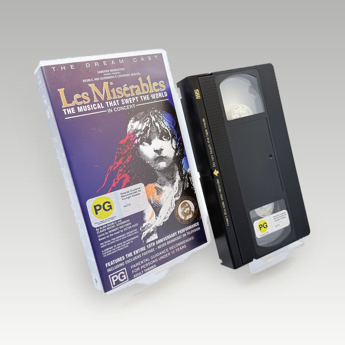 Les Misérables: 10th Anniversary Concert at the Royal Albert Hall (1995) • CIB (PAL) - Front Cover | Yappa NZ