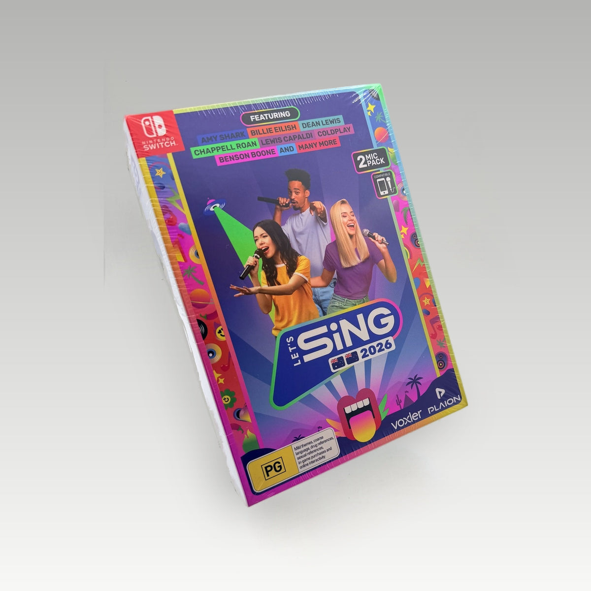 Let's Sing 2026 + 2 Microphones • CIB • New / Sealed (Region Free, + 2 Microphones) - Image 1