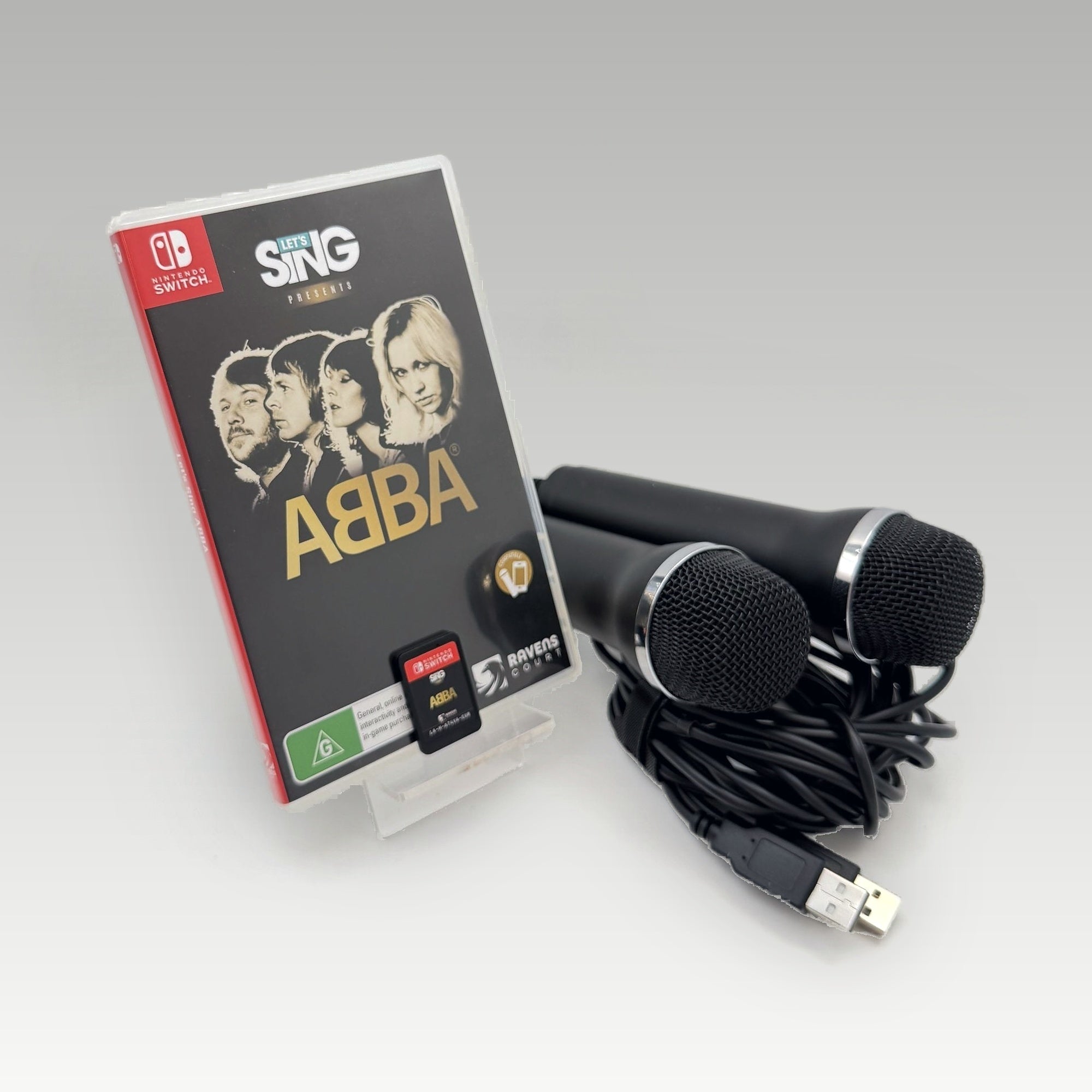 Let's Sing ABBA 2x Microphone Bundle • CIB (Region 4, 2x Microphone Bundle) - Image 2