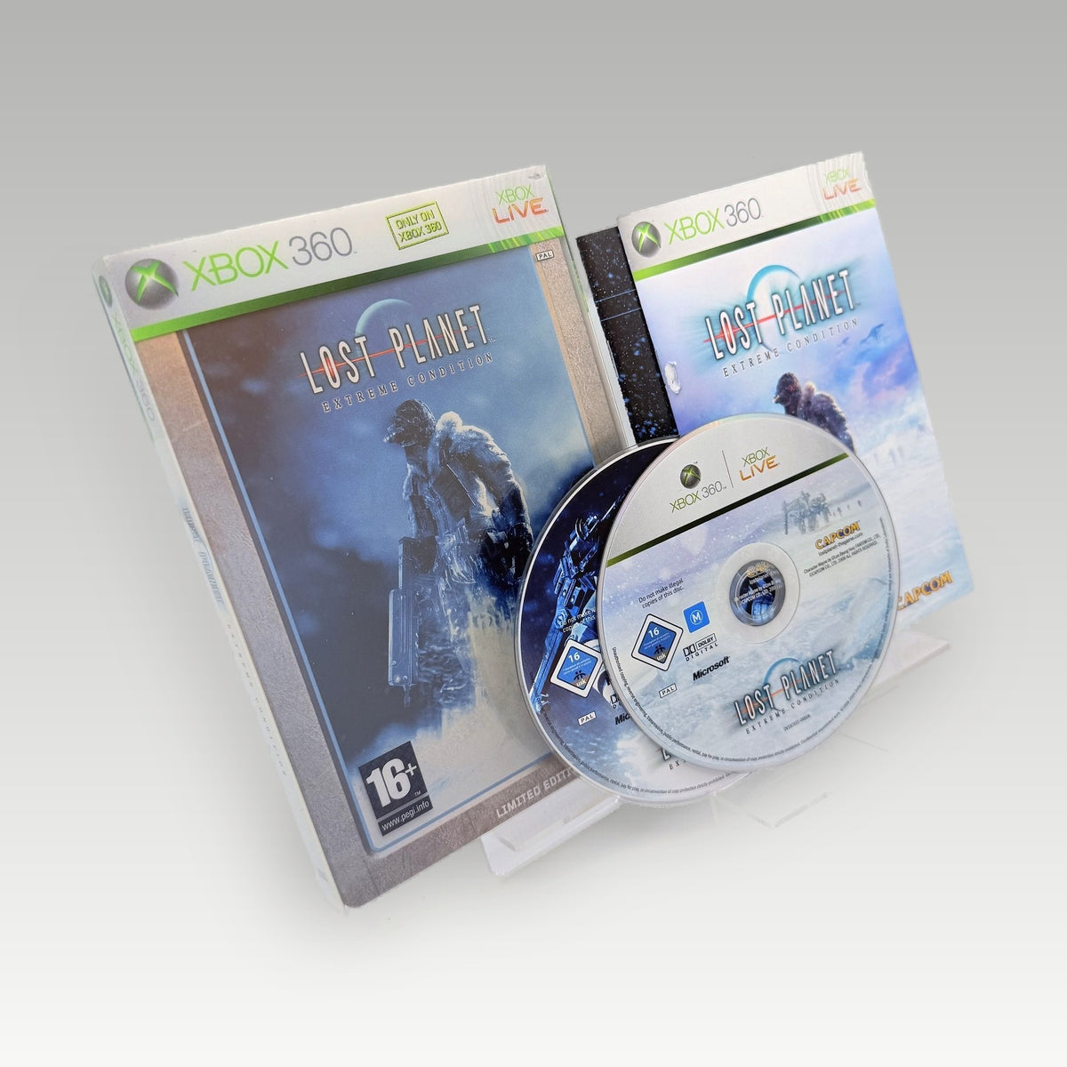 Lost Planet: Extreme Condition Limited Steelbook Edition • CIB (PAL, Limited Steelbook Edition) - Front Cover | Yappa NZ