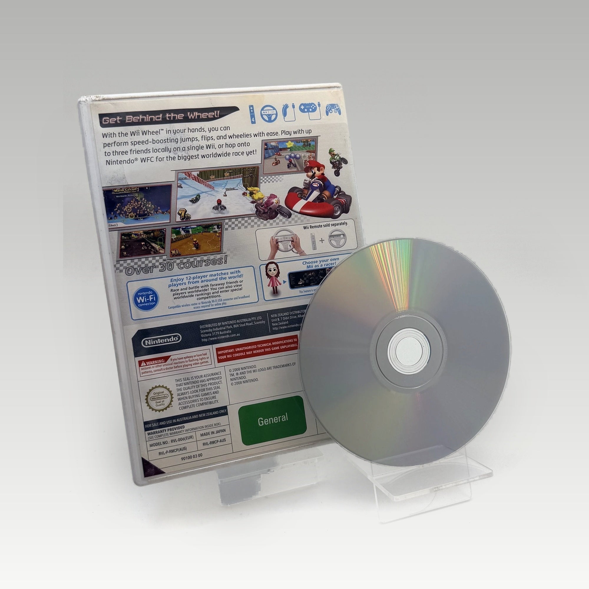 Mario Kart Wii Artwork Damage • No Manual (Region Free, Artwork Damage) - Image 2