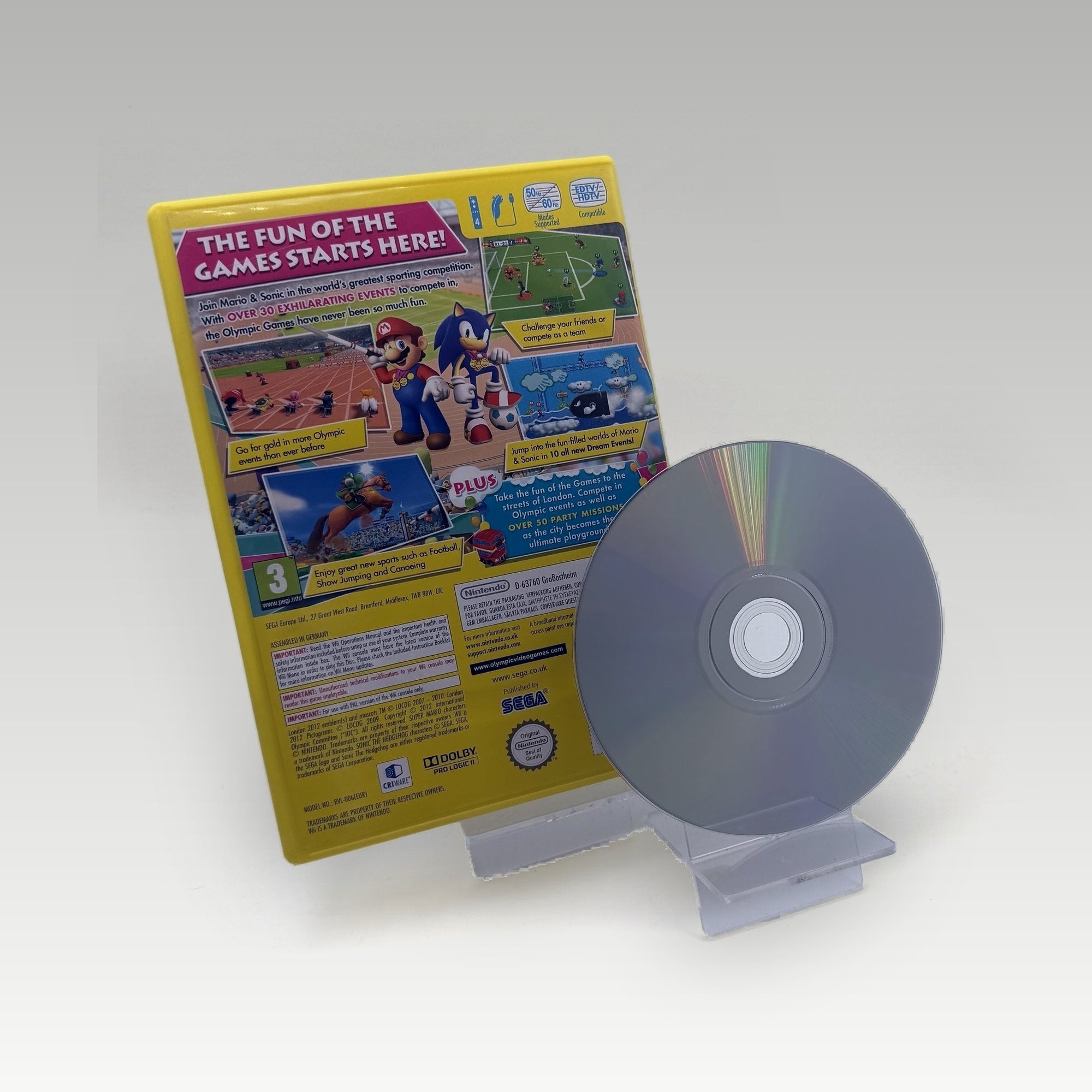 Mario & Sonic at the London 2012 Olympic Games • No Manual (PAL) - Image 2