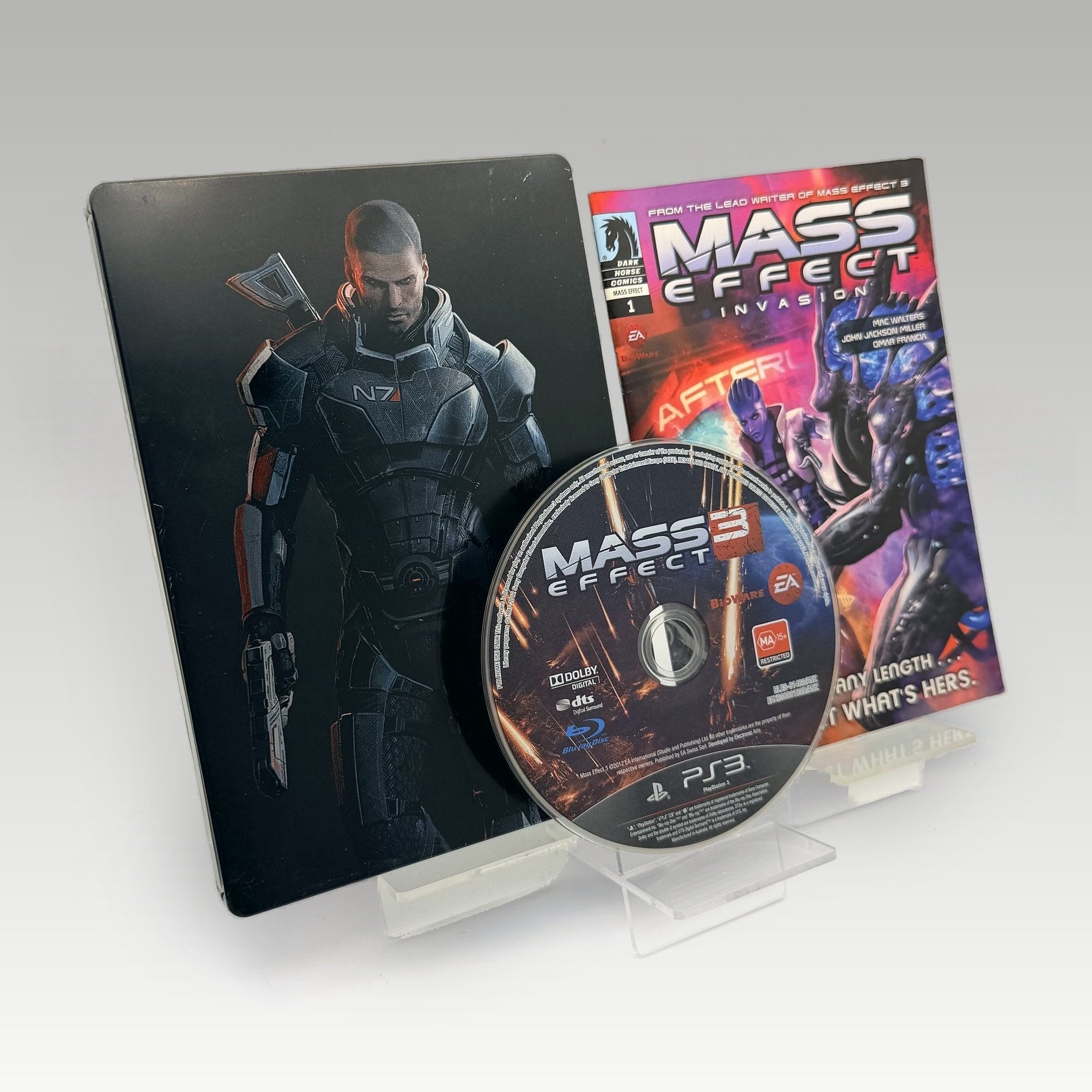 Mass Effect 3: N7 Collector's Edition N7 Collector's Steelbook Edition • CIB (Region 4, N7 Collector's Steelbook Edition) - Image 1