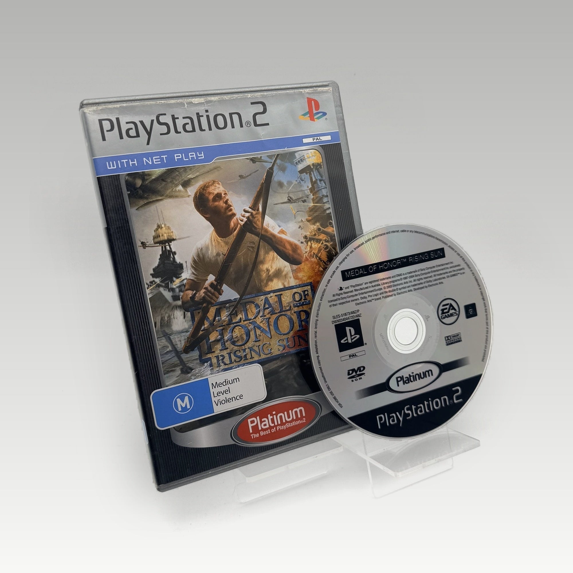 Medal of Honor: Rising Sun (Platinum) • No Manual (PAL) - Image 1