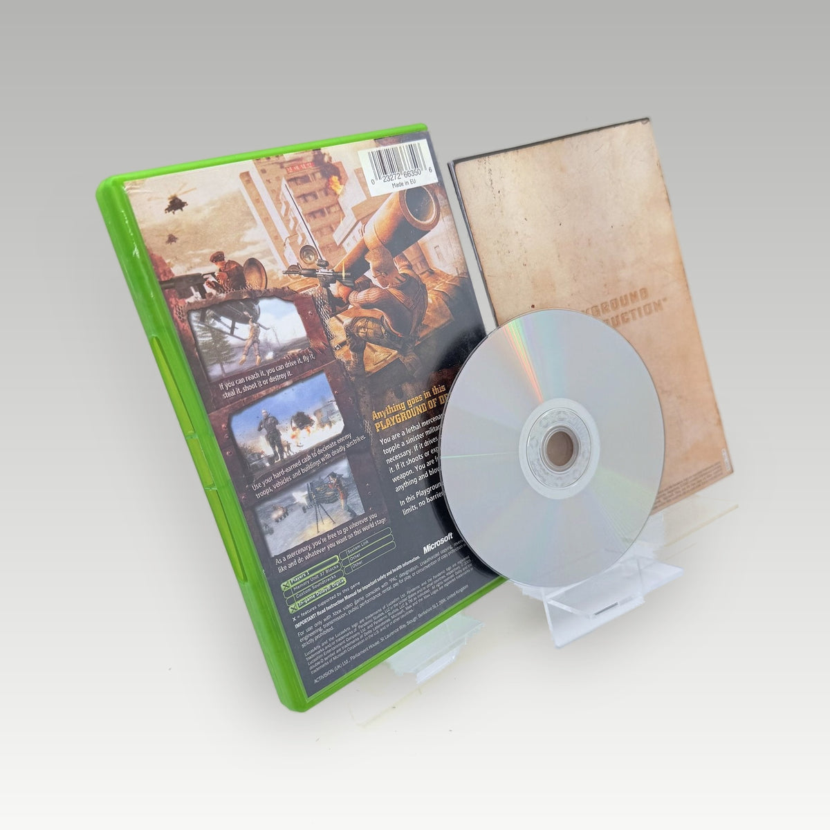 Mercenaries: Playground of Destruction • CIB (PAL) - Back Cover | Yappa NZ