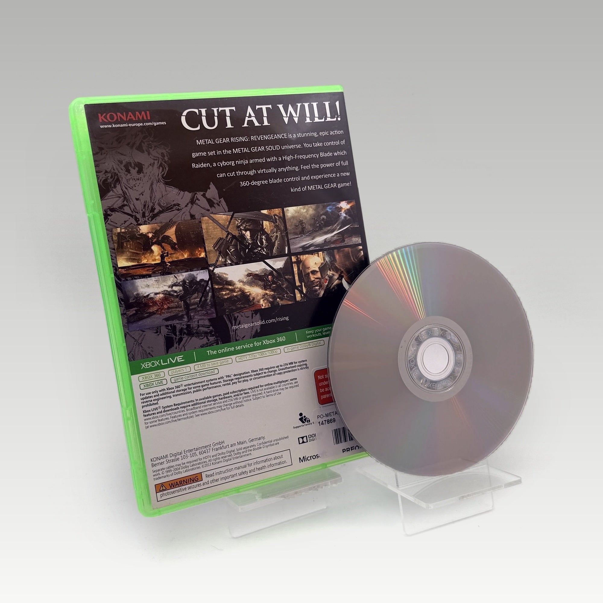 Metal Gear Rising: Revengeance • No Manual (PAL) - Image 2