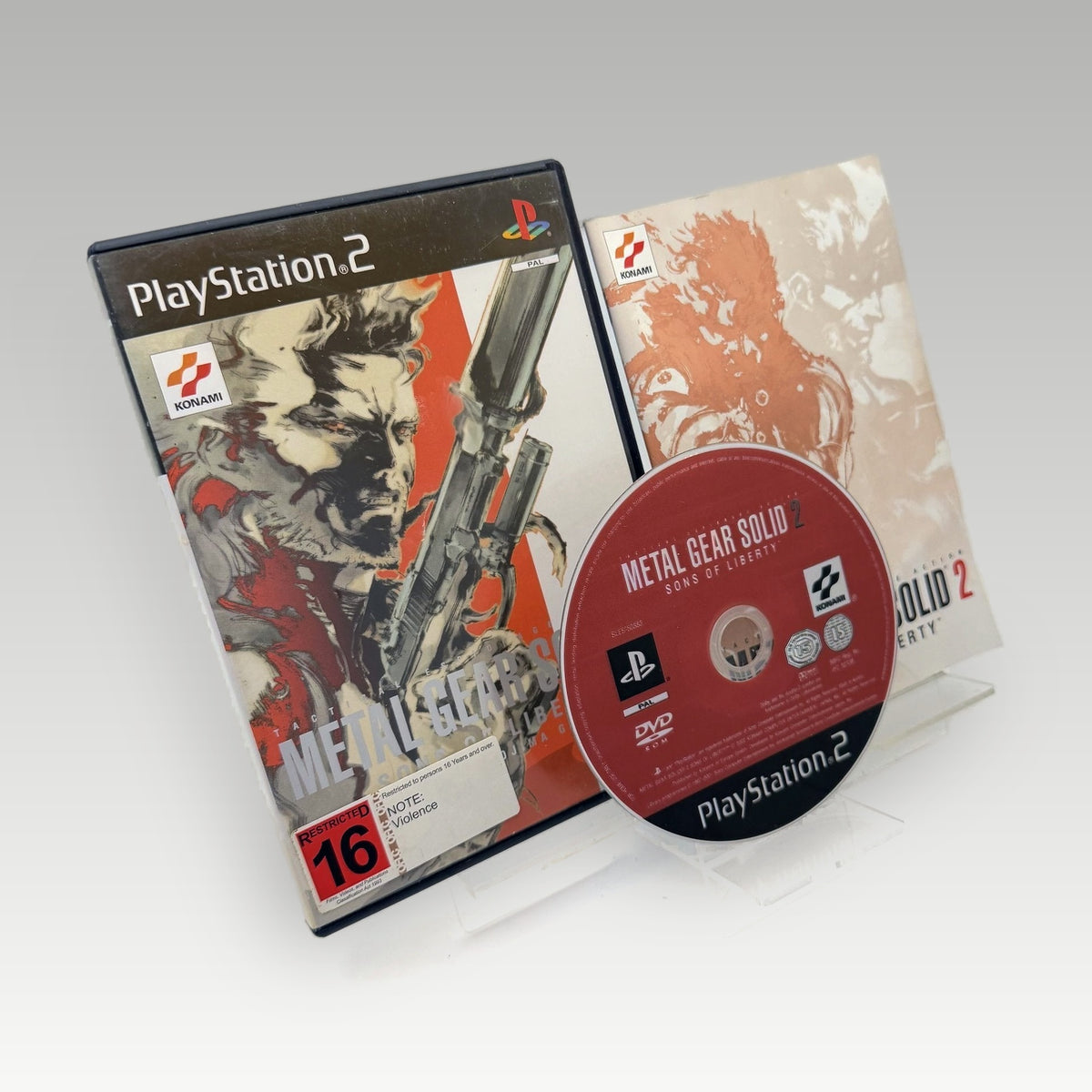 Metal Gear Solid 2: Sons of Liberty • CIB (PAL) - Front Cover | Yappa NZ