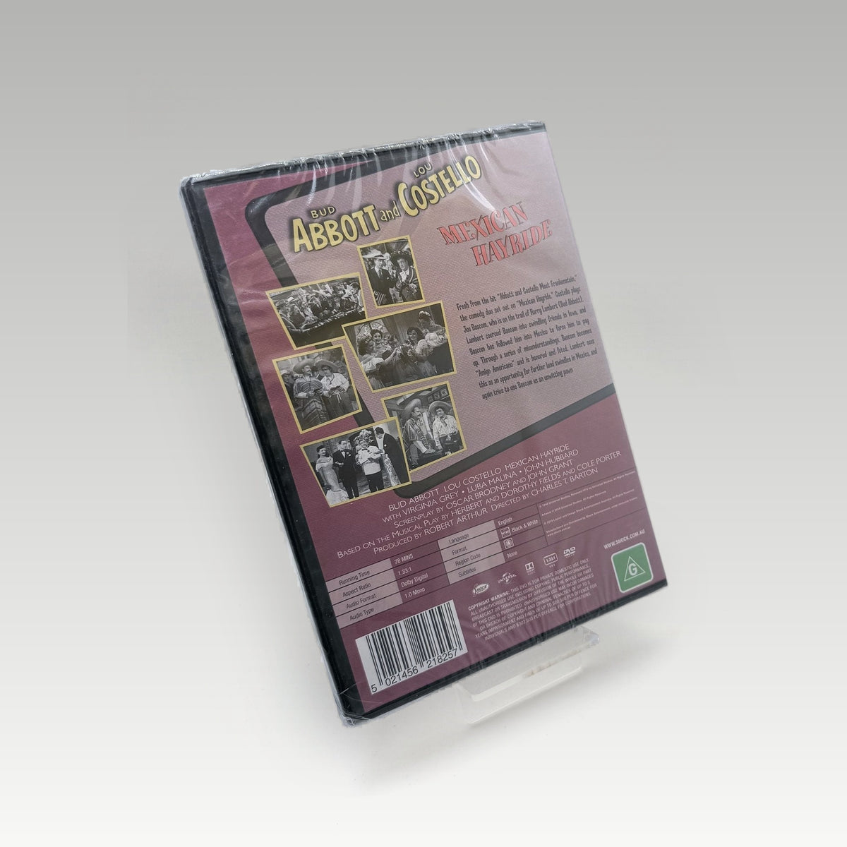 Mexican Hayride (1948) DVD • CIB • New / Sealed (Region 4, Standard) - Image 2