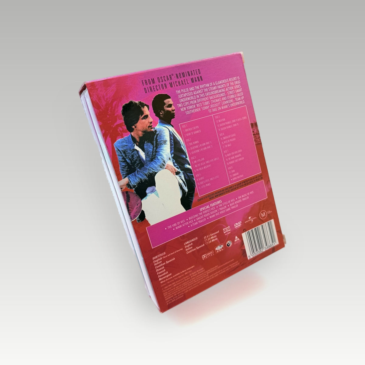 Miami Vice Season One (1984) DVD • CIB (Region 4, Standard) - Image 2