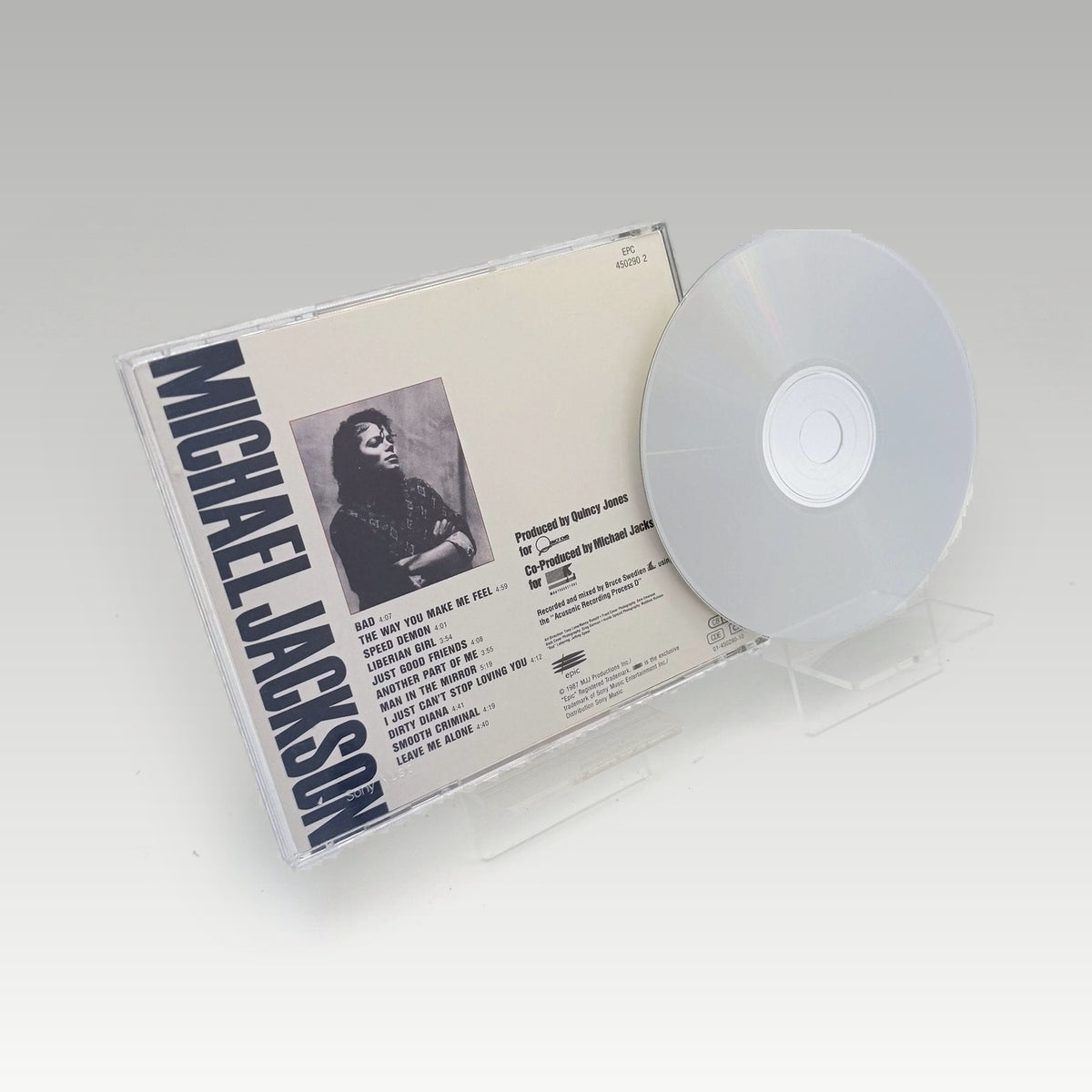 Michael Jackson - Bad • CIB - Back Cover | Yappa NZ