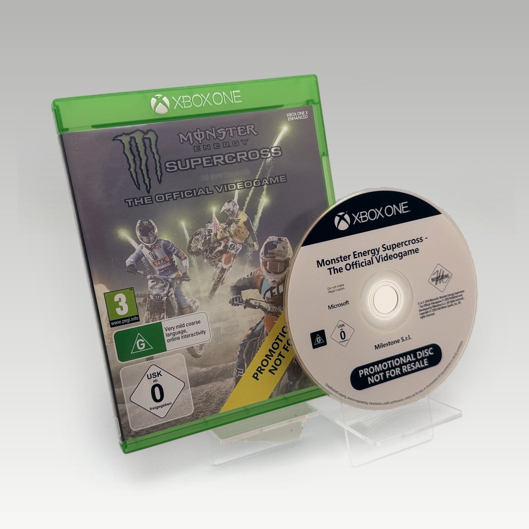 Monster Energy Supercross: The Official Videogame (Not For Resale) Promo • CIB (PAL, Promo) - Image 1