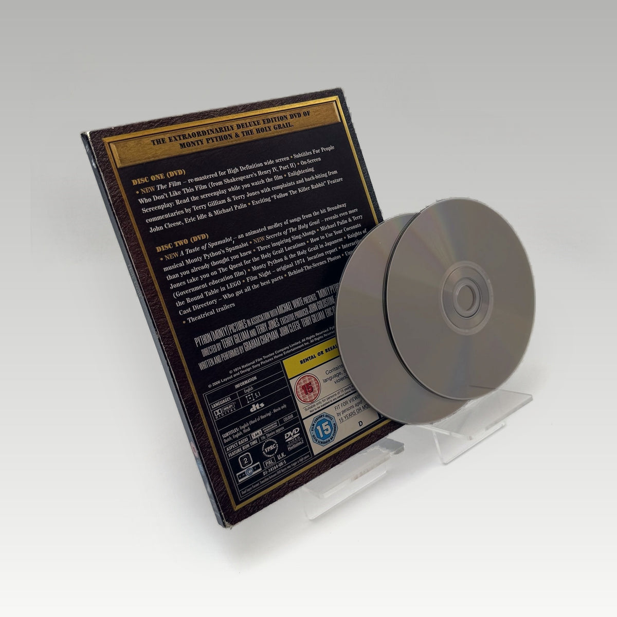 Monty Python and the Holy Grail (1975) DVD Extraordinarily Deluxe Edition • CIB (Region 4, Standard) - Image 2