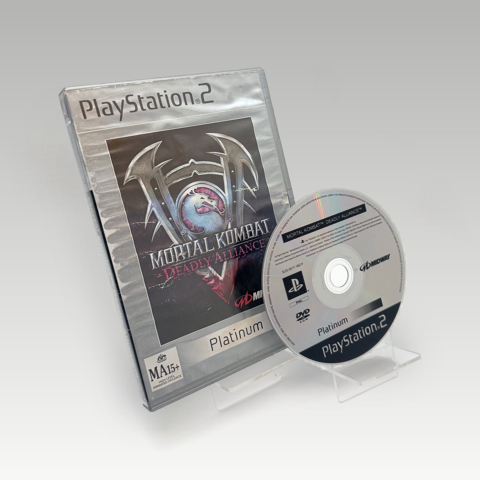 Mortal Kombat: Deadly Alliance (Platinum) Artwork Damage • No Manual (PAL, Artwork Damage) - Image 1