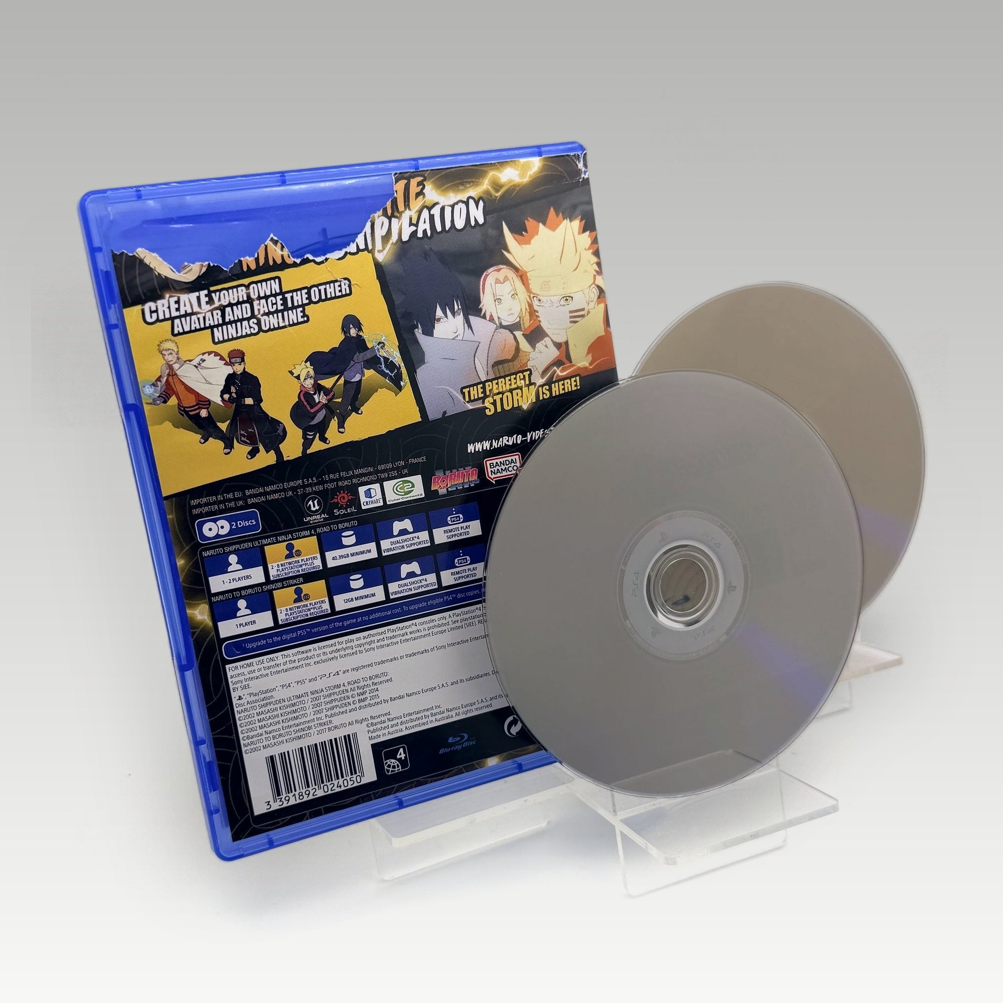 Naruto Shippuden: Ultimate Ninja Storm 4 + Shinobi Striker Artwork Damage • CIB (Region 4, Artwork Damage) - Image 2