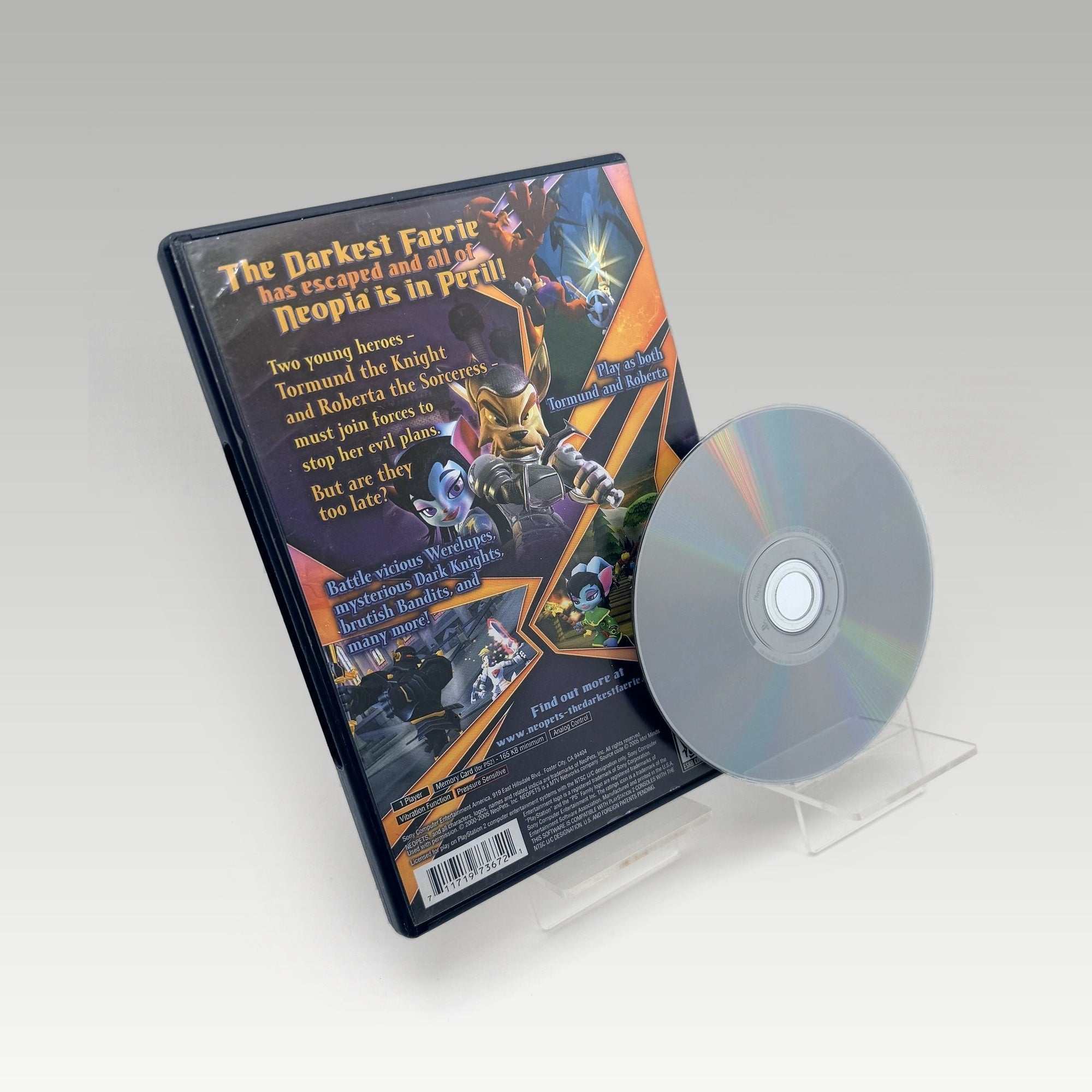 Neopets: The Darkest Faerie • No Manual (NTSC-U) - Image 2