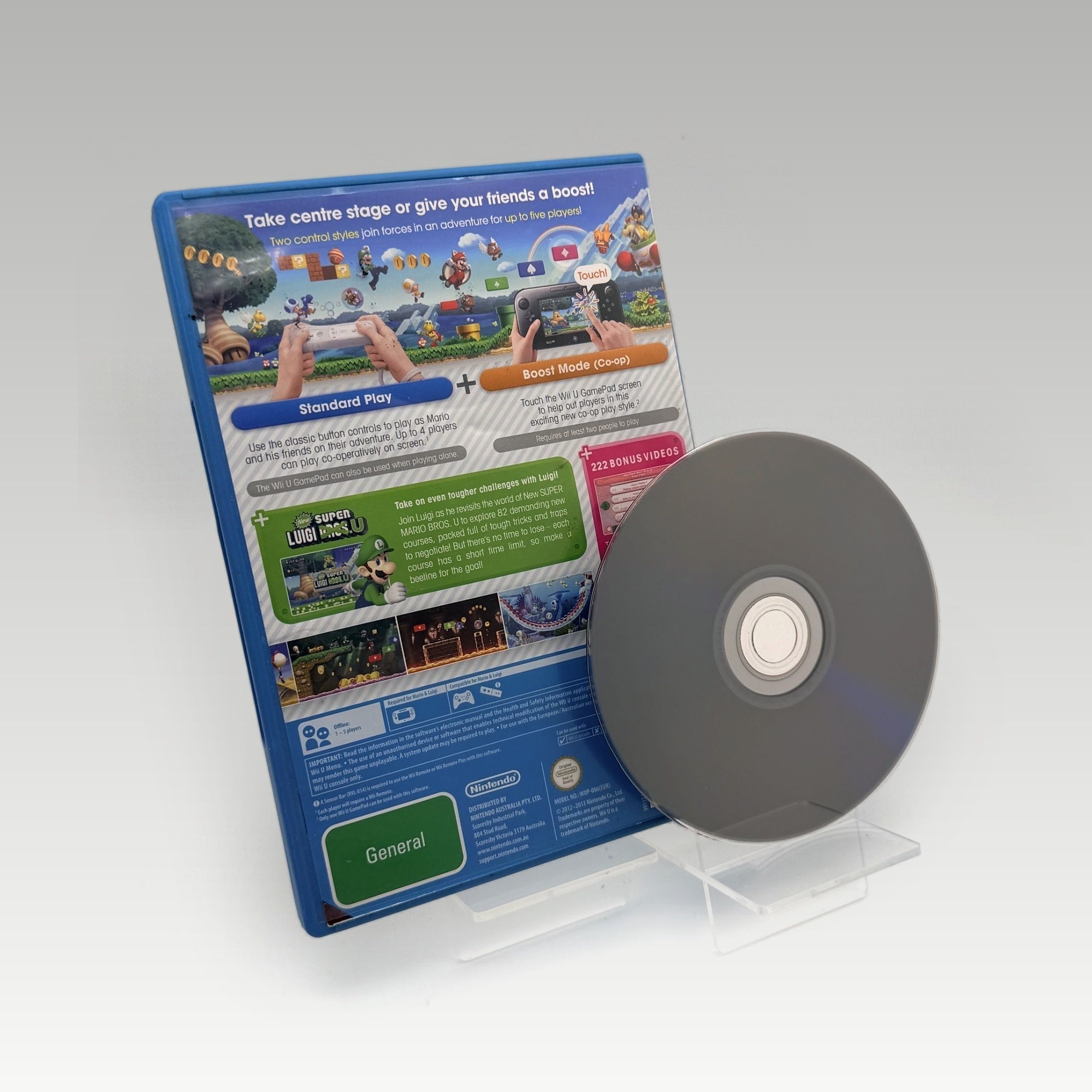 New Super Mario Bros. U + New Super Luigi U • No Manual (PAL) - Image 2