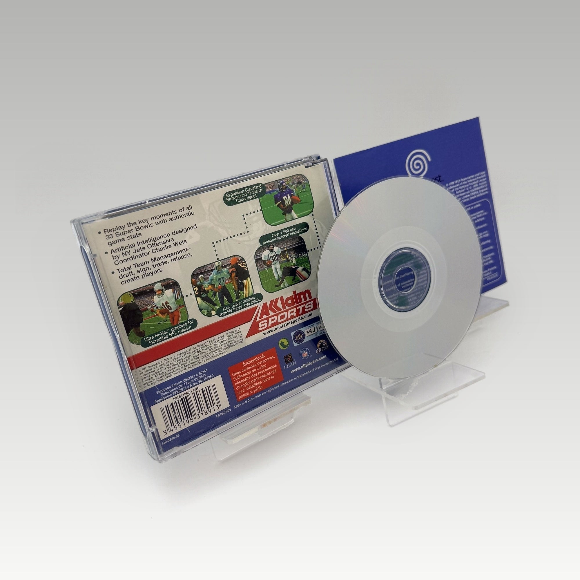 NFL Quarterback Club 2000 • CIB (PAL) - Image 2