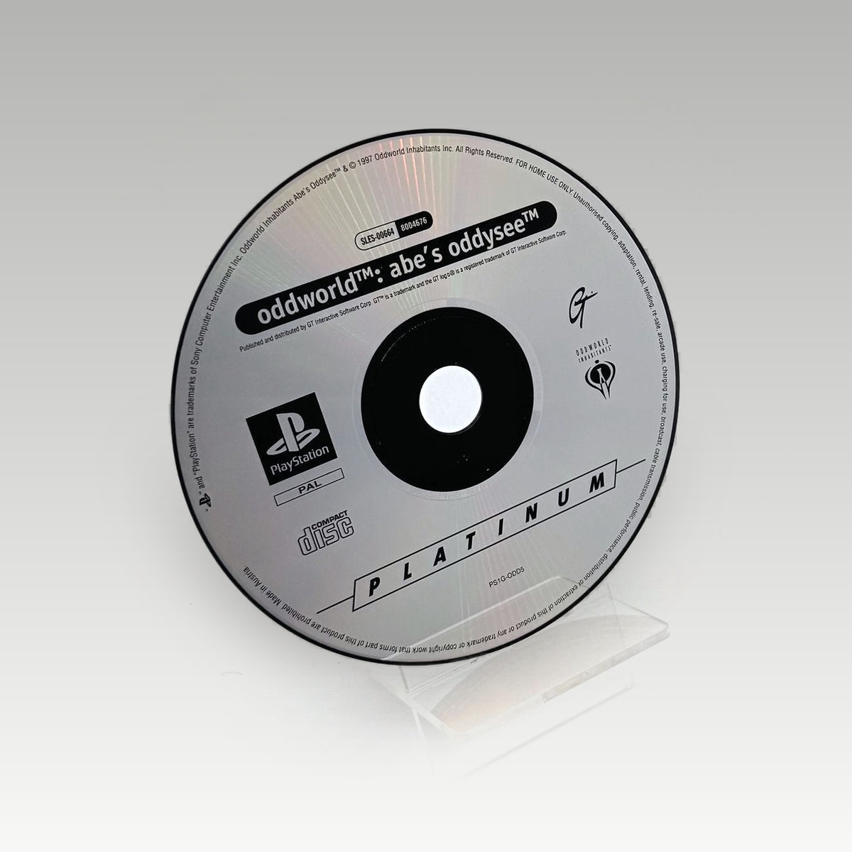 Oddworld: Abe's Oddysee (Platinum) • Loose (PAL) - Image 1