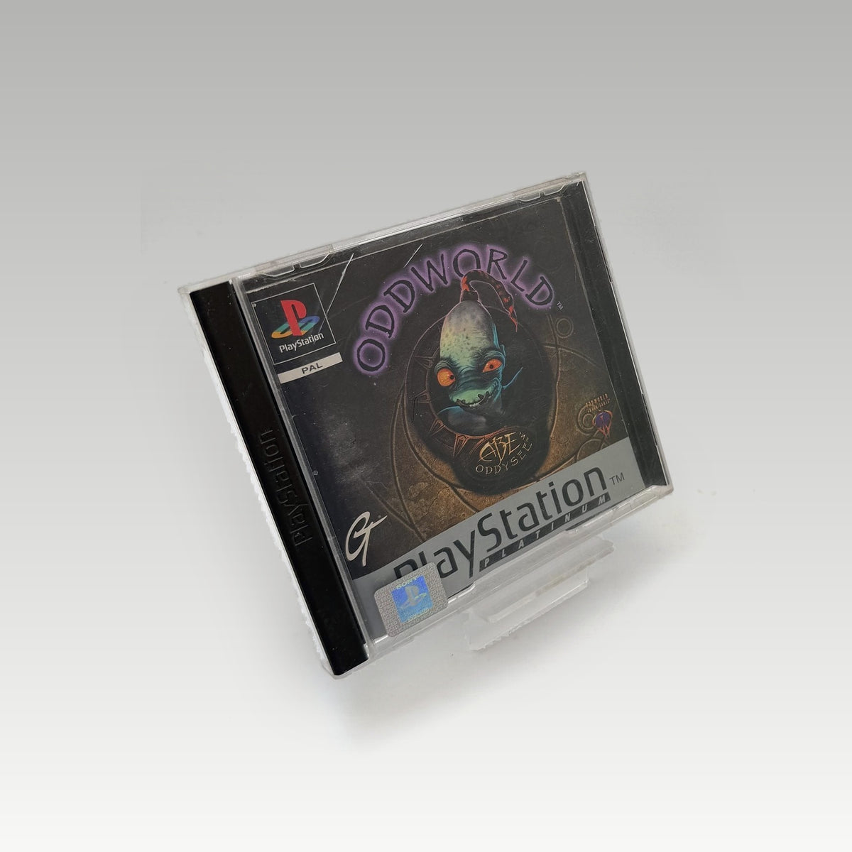 Oddworld: Abe's Oddysee (Platinum) No Cover Art • CIB (PAL, No Cover Art) - Image 1