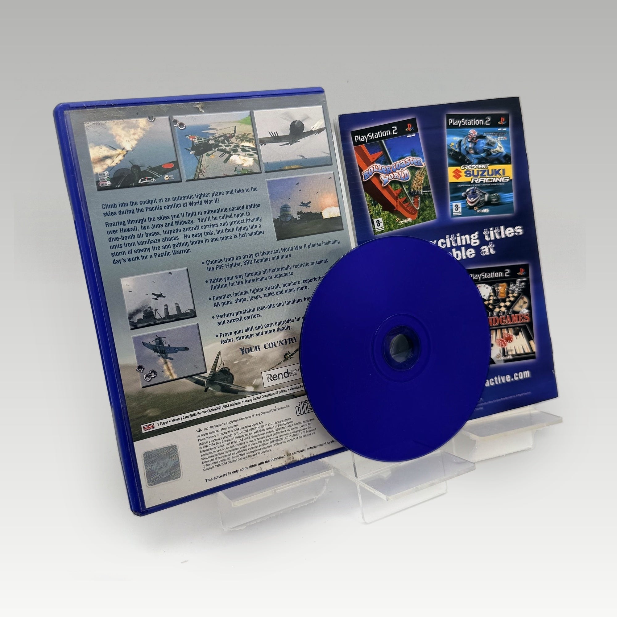 Pacific Warriors 2: Dogfight • CIB (PAL) - Image 2