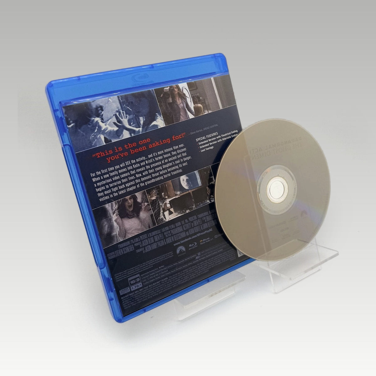 Paranormal Activity: The Ghost Dimension (2015) Bluray • CIB (Region Free, Standard) - Image 2
