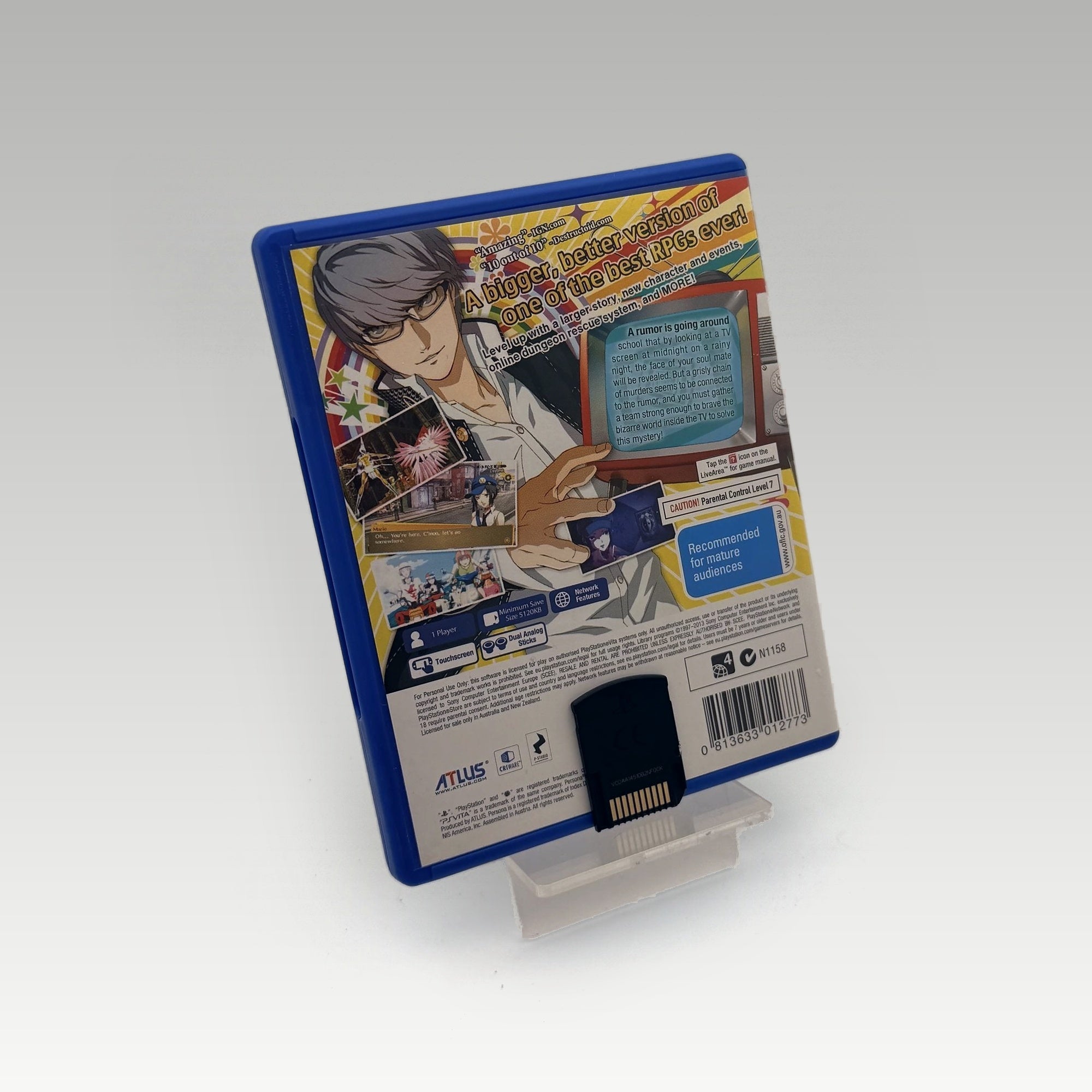 Persona 4 Golden • No Manual (Region 4) - Image 2