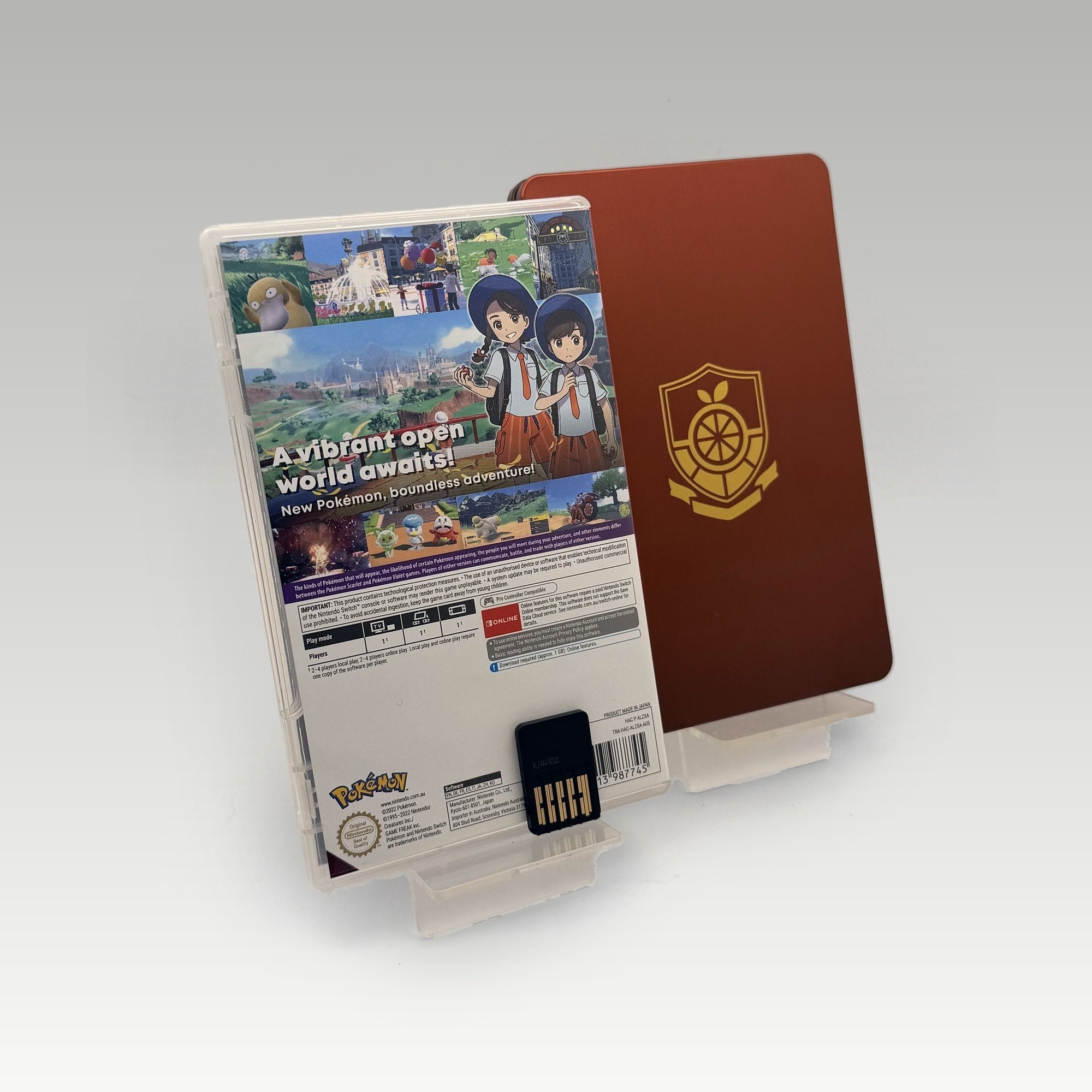 Pokémon Scarlet Steelbook Edition • CIB (Region 4, Steelbook Edition) - Image 2