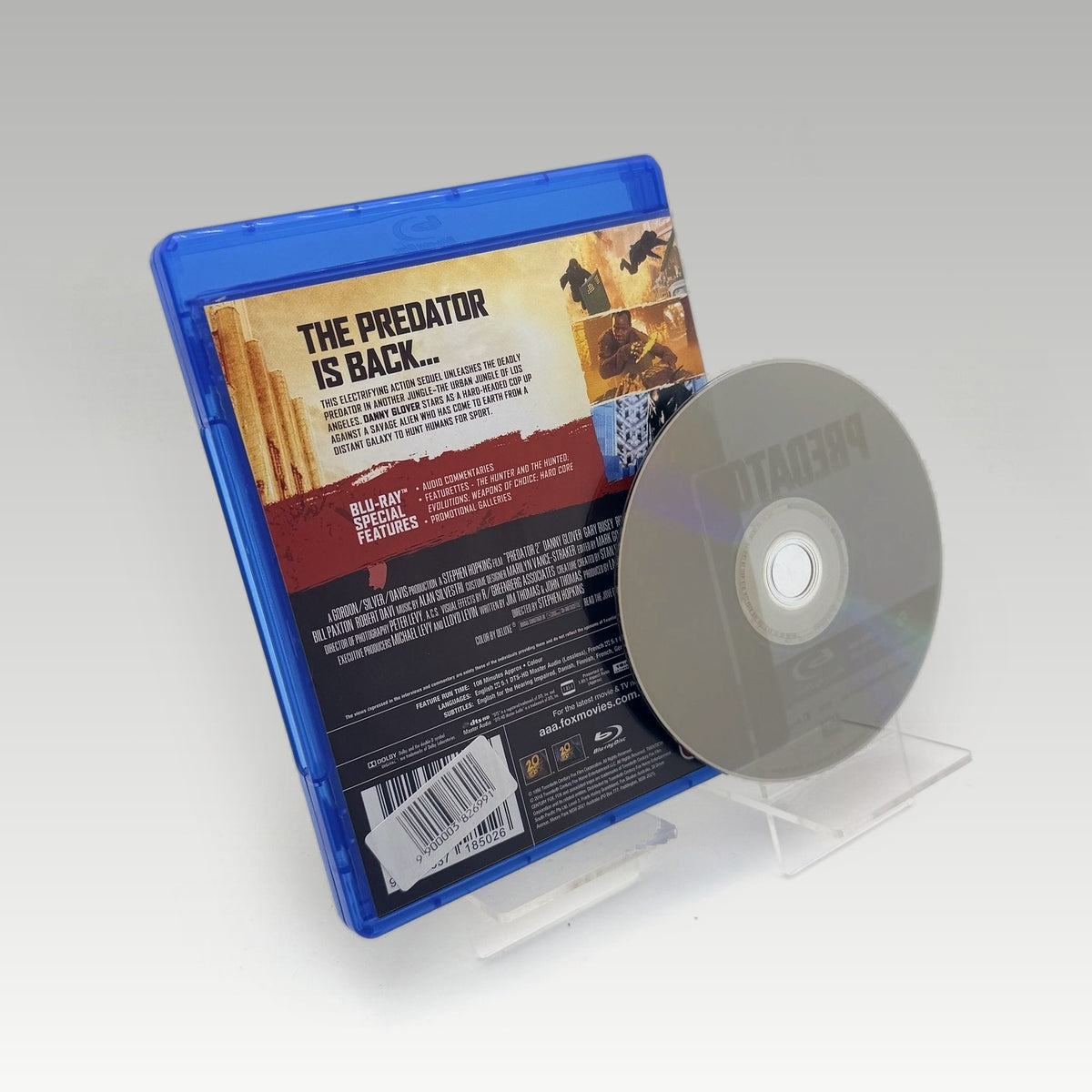 Predator 2 (1990) Bluray • CIB (Region B, Standard) - Image 2