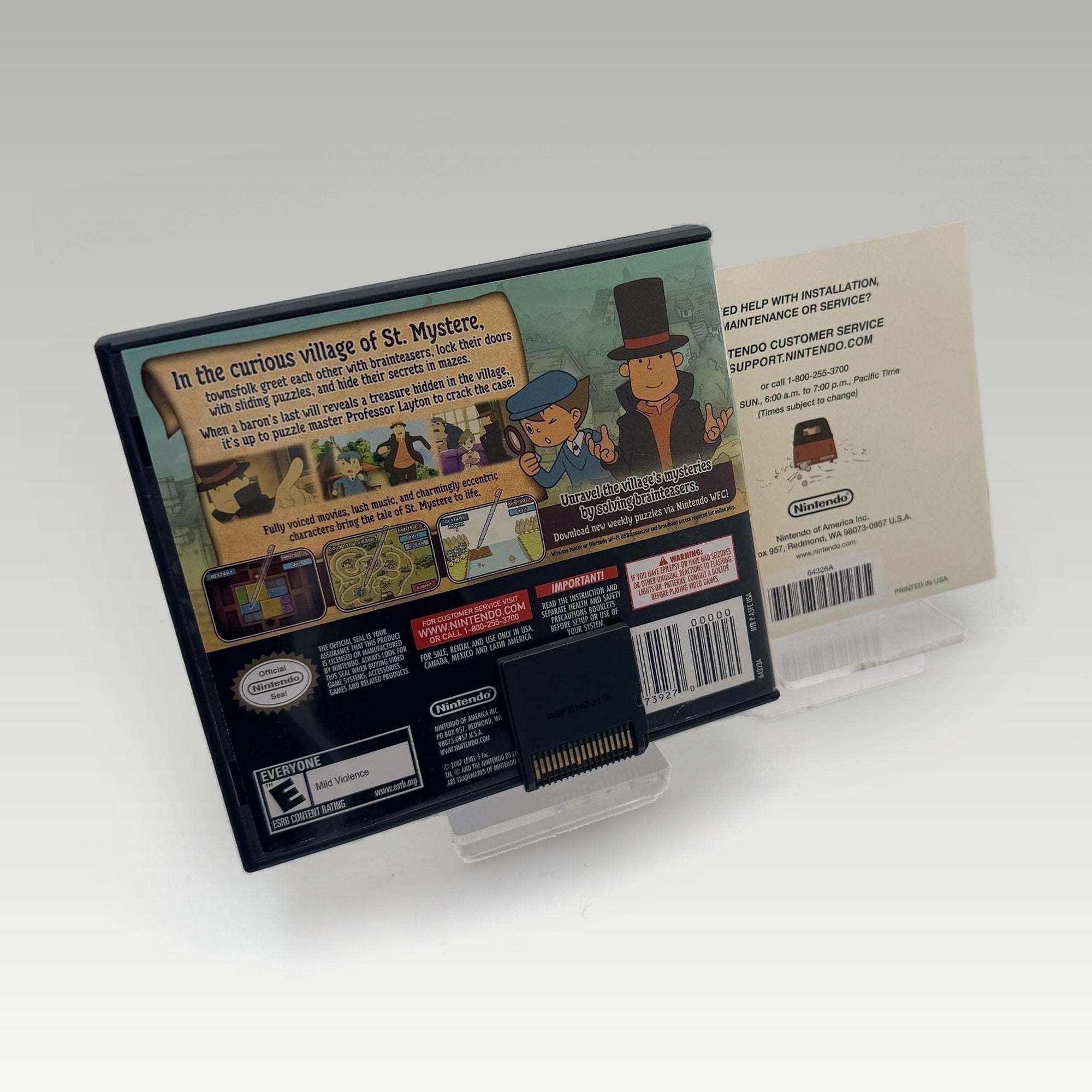 Professor Layton and the Curious Village • CIB (NTSC-U) - Image 2