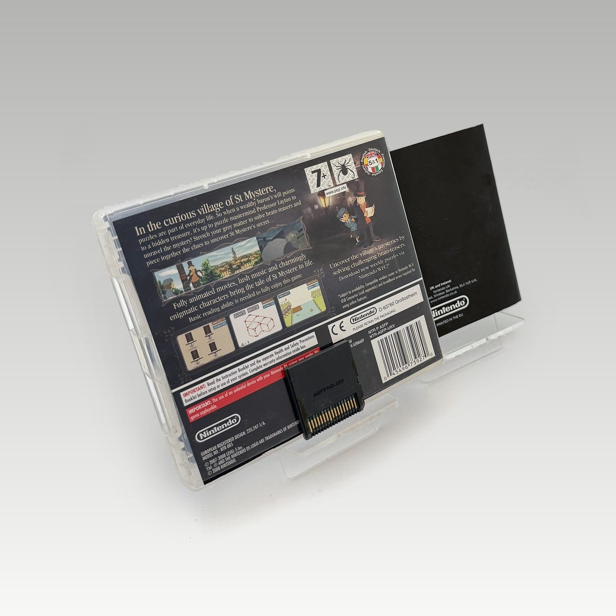 Professor Layton and the Curious Village • CIB (PAL) - Back Cover | Yappa NZ