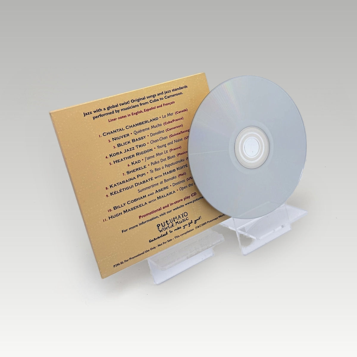 Putumayo - Jazz Around The World • CIB - Back Cover | Yappa NZ