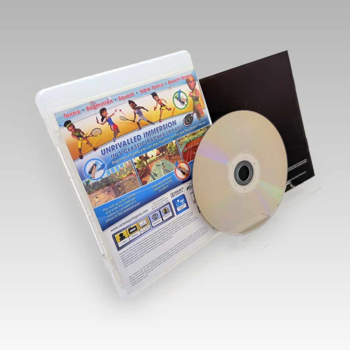 Racquet Sports • CIB (Region 4) - Back Cover | Yappa NZ