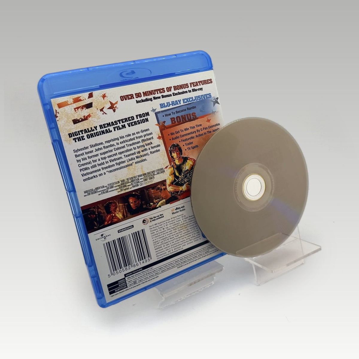 Rambo: First Blood Part II (1985) Bluray Special Edition • CIB • New (Region B, Special Edition) - Image 2