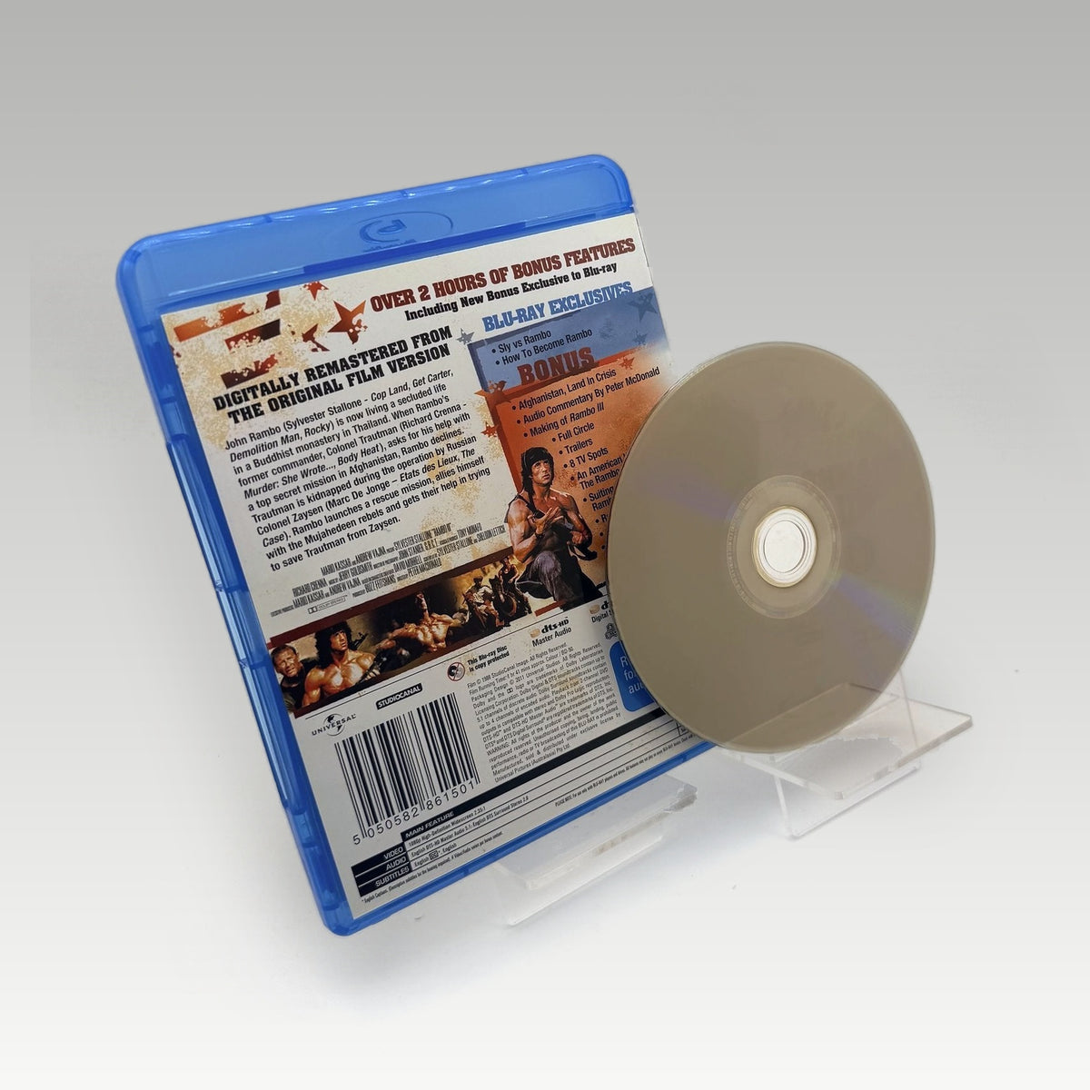 Rambo III (1988) Bluray Special Edition • CIB • New (Region B, Special Edition) - Image 2