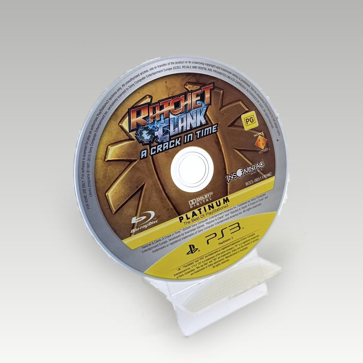 Ratchet & Clank Future: A Crack in Time (Platinum) • Loose (Region 4) - Image 1