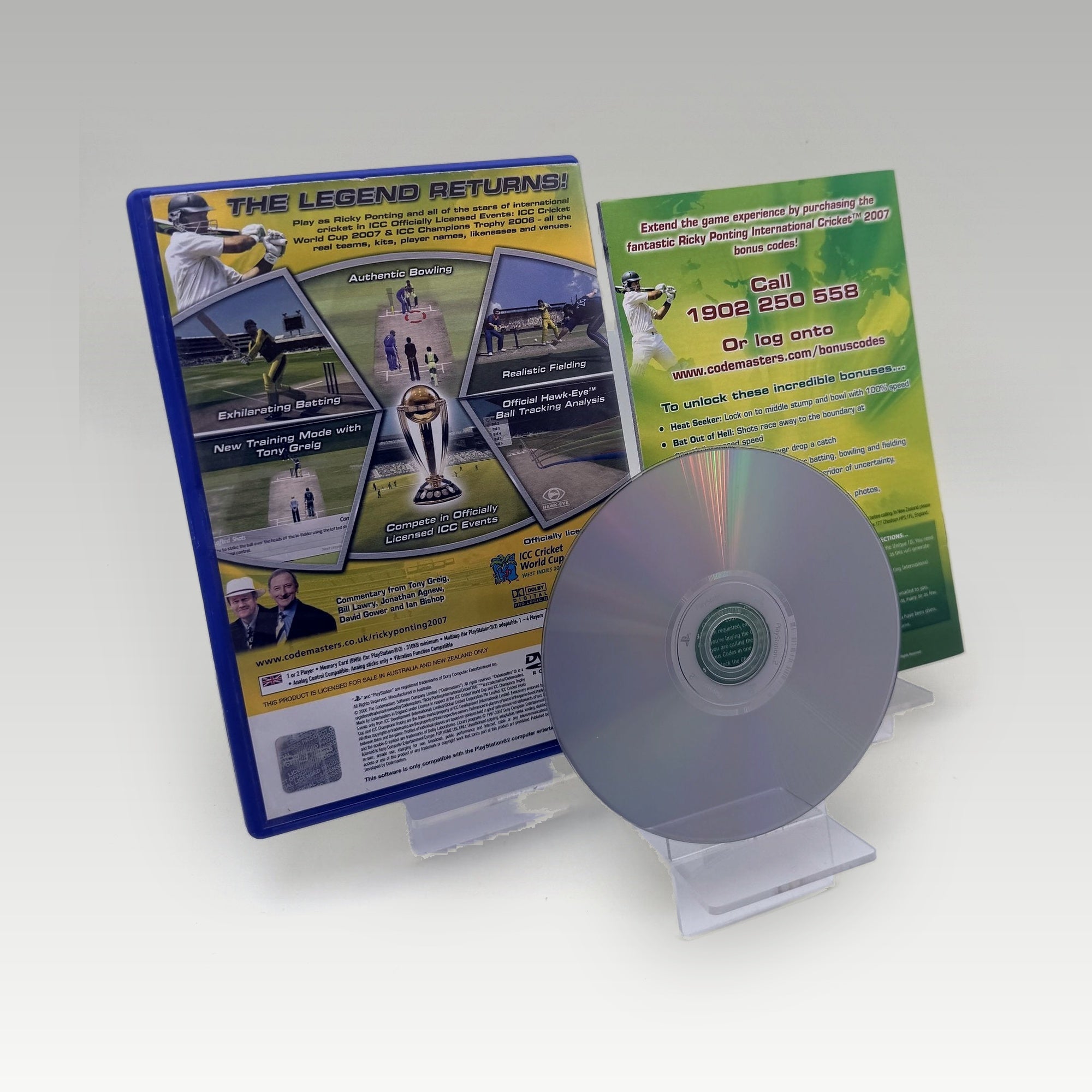 Ricky Ponting International Cricket 2007 • CIB (PAL) - Image 2