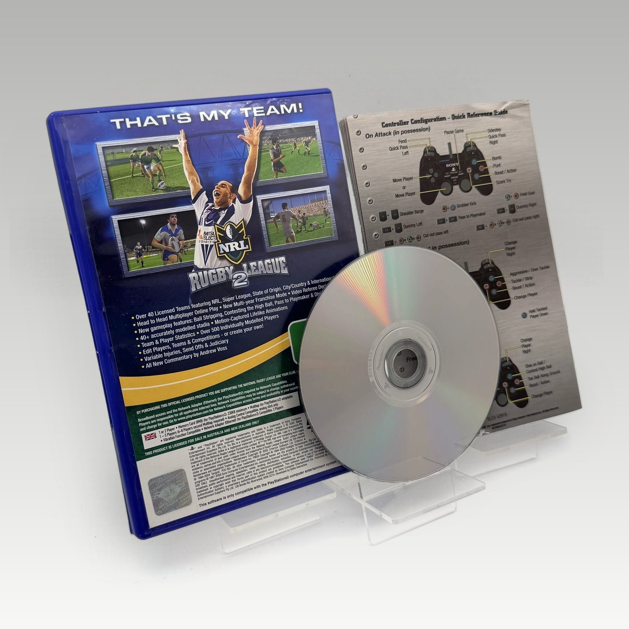 Rugby League 2 • CIB (PAL) - Image 2
