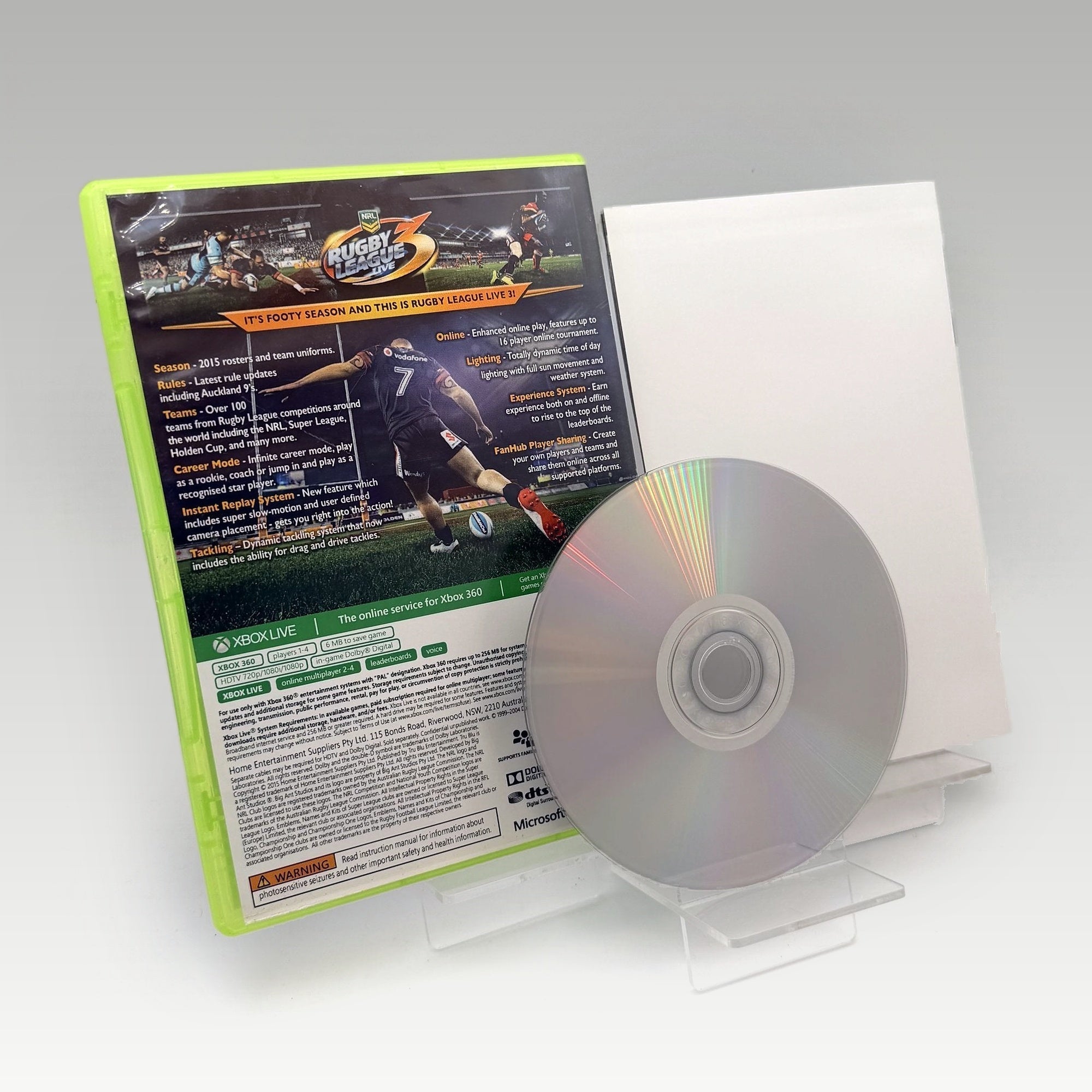 Rugby League Live 3 • CIB (PAL) - Image 2