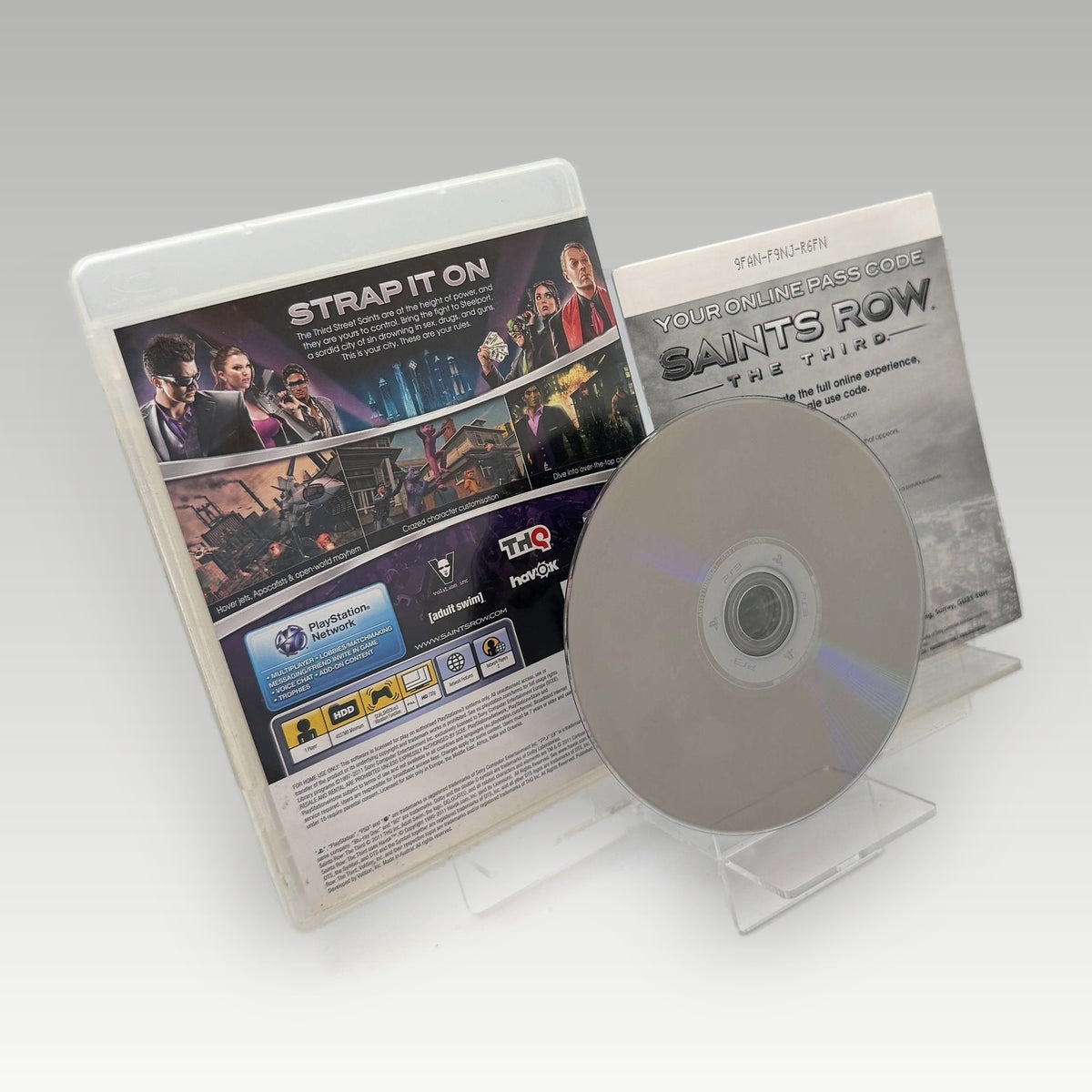 Saints Row: The Third Professor Genki's Edition • CIB (Region 2, Professor Genki's Edition) - Back Cover | Yappa NZ