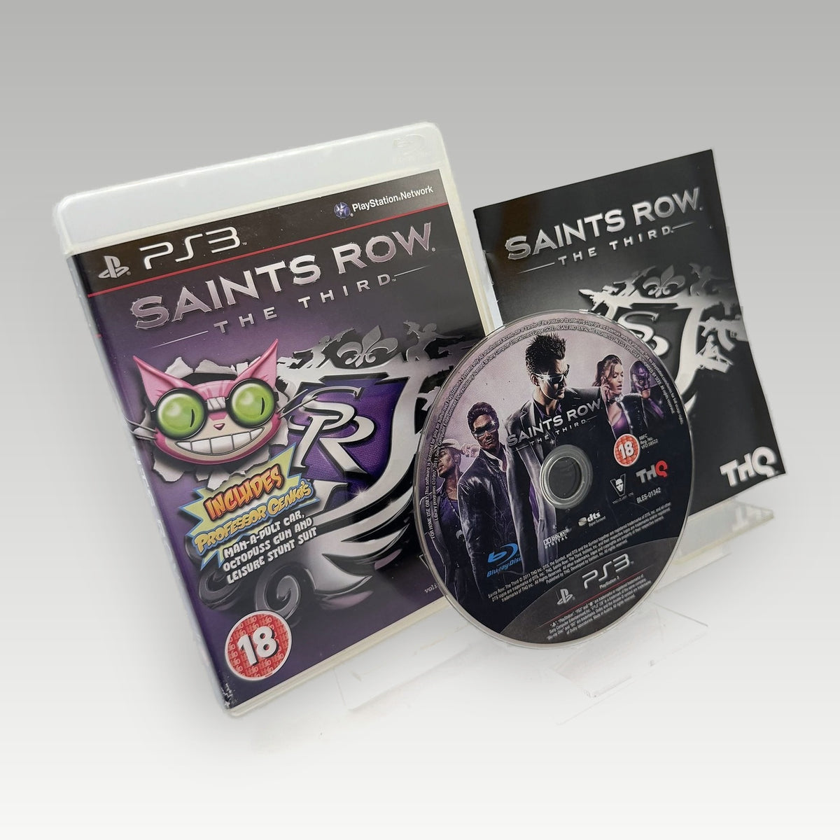 Saints Row: The Third Professor Genki's Edition • CIB (Region 2, Professor Genki's Edition) - Front Cover | Yappa NZ