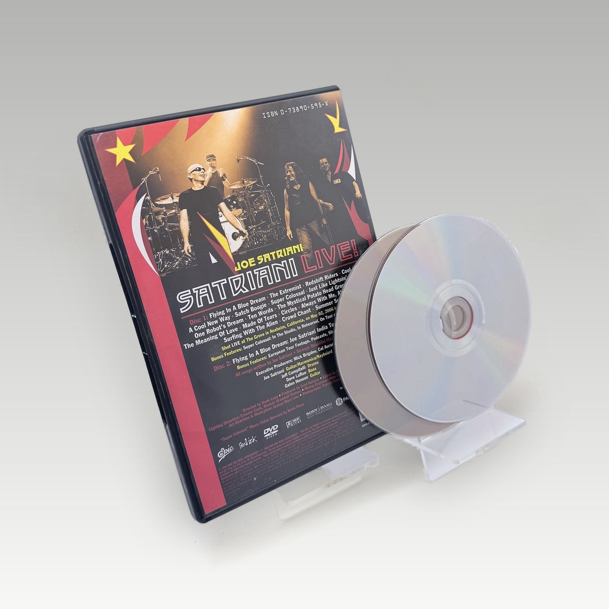 Satriani Live (2006) DVD • CIB (Region Free, Standard) - Image 2