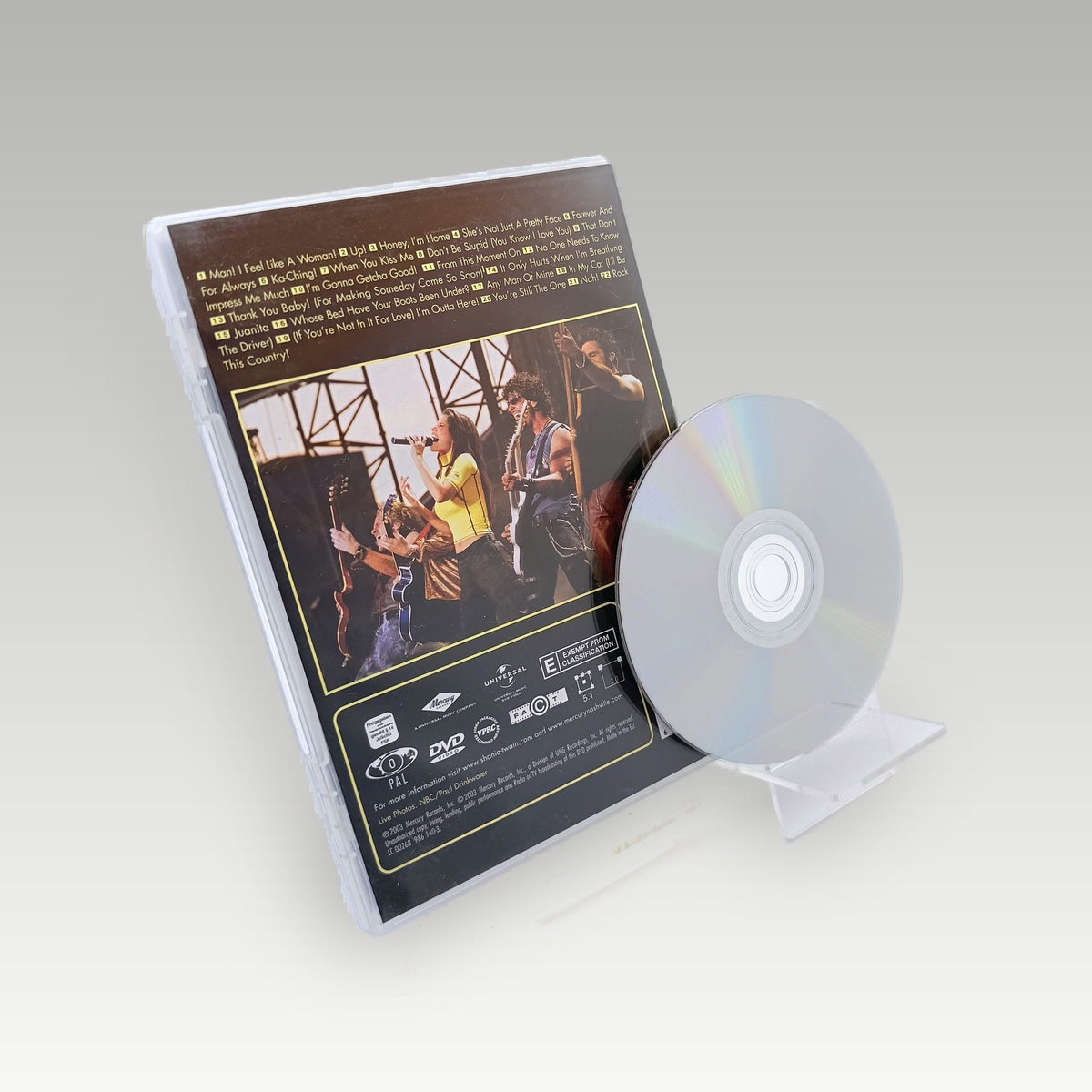 Shania Twain Up! Live in Chicago (2003) DVD • CIB (Region Free, Standard) - Image 2